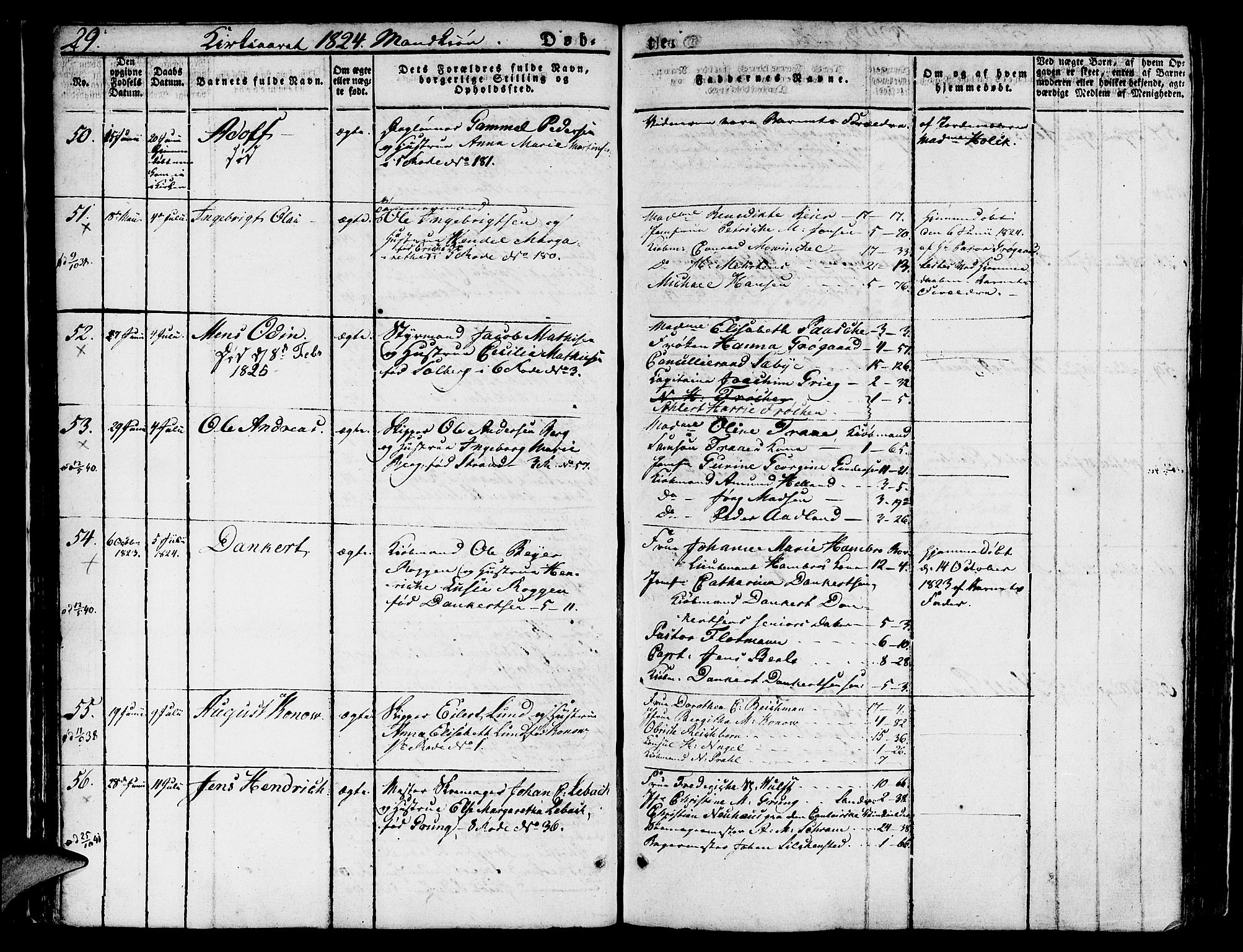 Nykirken Sokneprestembete, AV/SAB-A-77101/H/Hab: Parish register (copy) no. A 5I, 1821-1841, p. 29