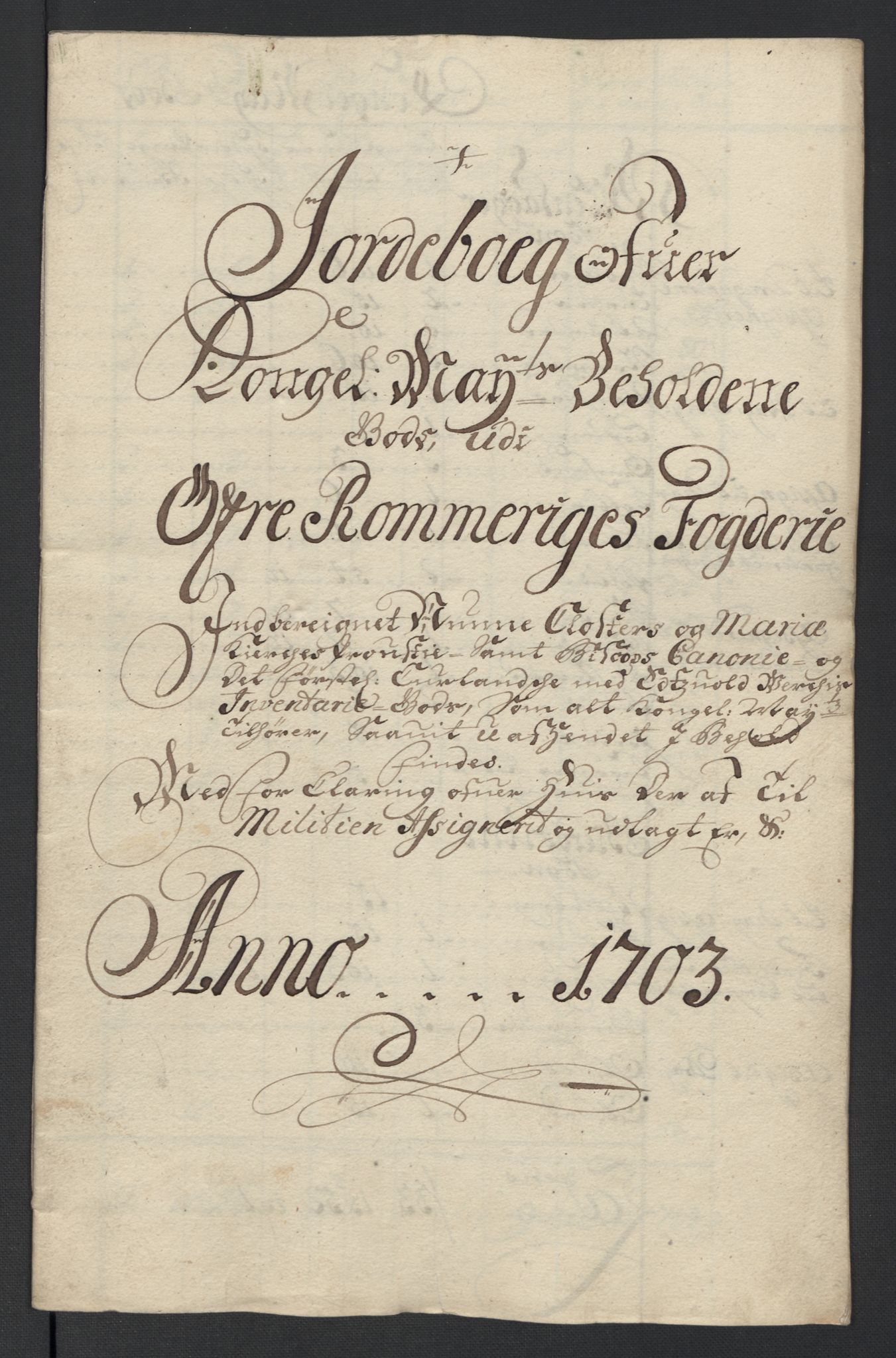 Rentekammeret inntil 1814, Reviderte regnskaper, Fogderegnskap, RA/EA-4092/R12/L0716: Fogderegnskap Øvre Romerike, 1703, p. 21