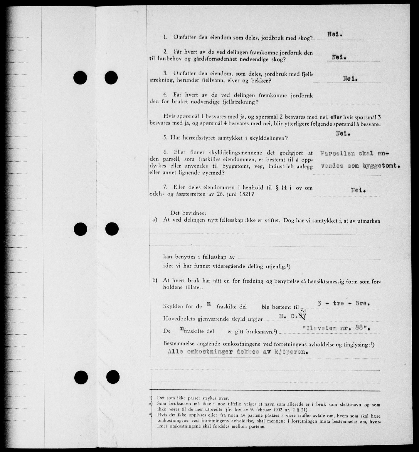 Onsøy sorenskriveri, SAO/A-10474/G/Ga/Gab/L0018: Mortgage book no. II A-18, 1946-1947, Diary no: : 3270/1946
