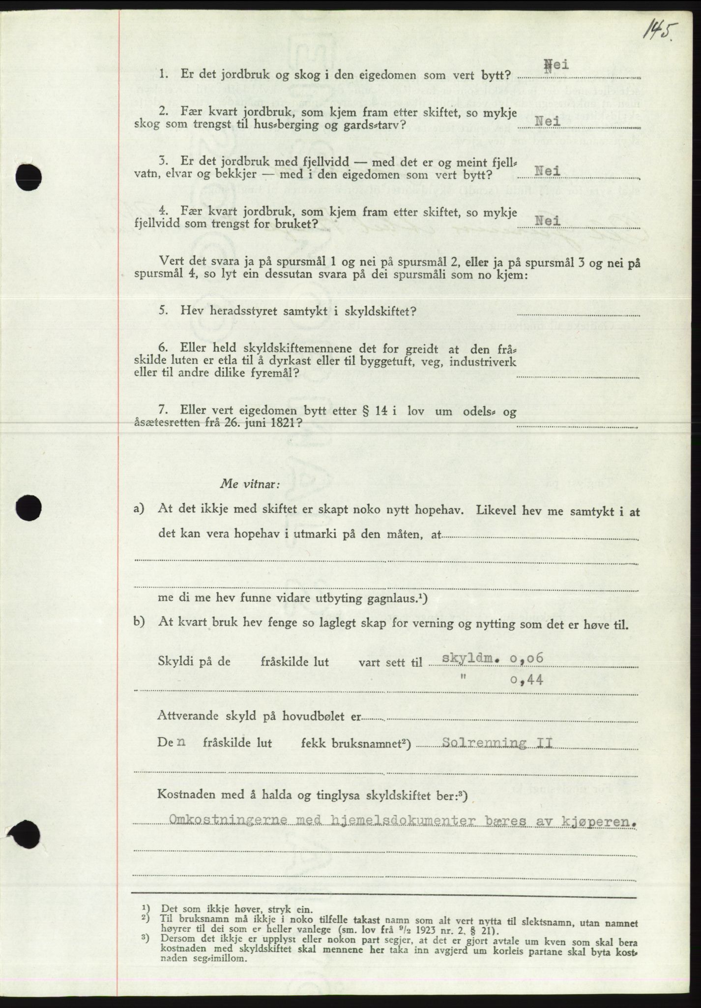 Søre Sunnmøre sorenskriveri, AV/SAT-A-4122/1/2/2C/L0067: Mortgage book no. 61, 1938-1939, Diary no: : 107/1939