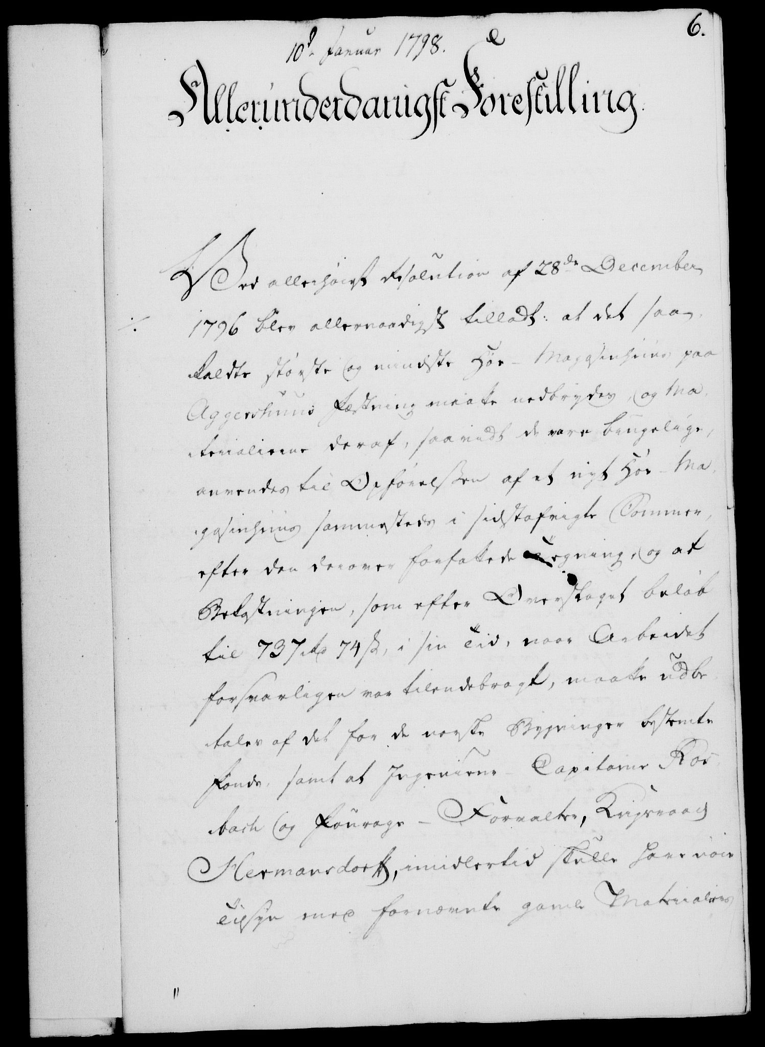 Rentekammeret, Kammerkanselliet, RA/EA-3111/G/Gf/Gfa/L0080: Norsk relasjons- og resolusjonsprotokoll (merket RK 52.80), 1798, p. 43