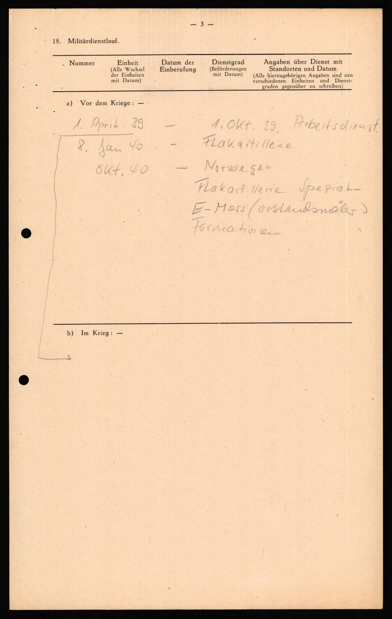 Forsvaret, Forsvarets overkommando II, AV/RA-RAFA-3915/D/Db/L0037: CI Questionaires. Tyske okkupasjonsstyrker i Norge. Tyskere., 1945-1946, p. 306