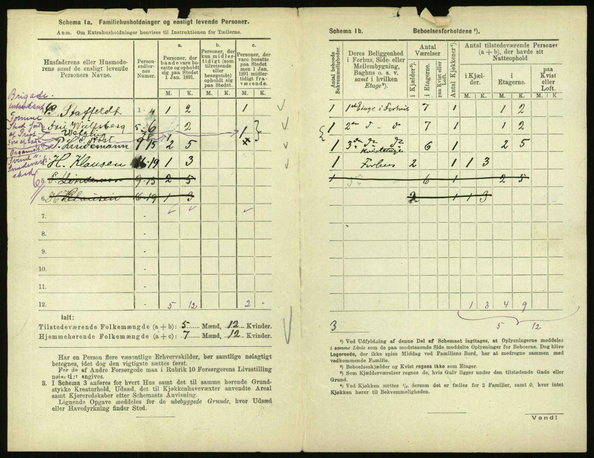 RA, 1891 census for 0301 Kristiania, 1891, p. 42448