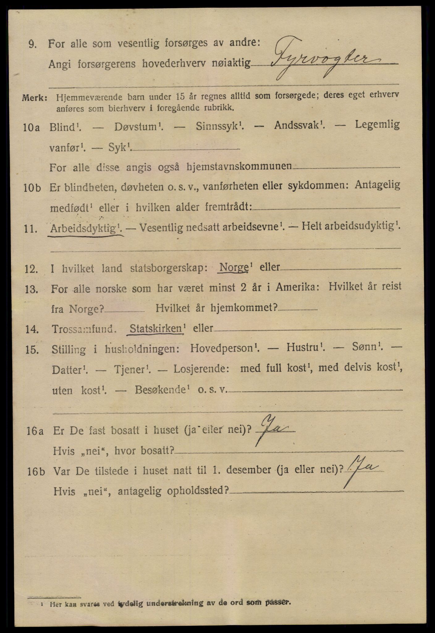 SAO, 1920 census for Onsøy, 1920, p. 13529