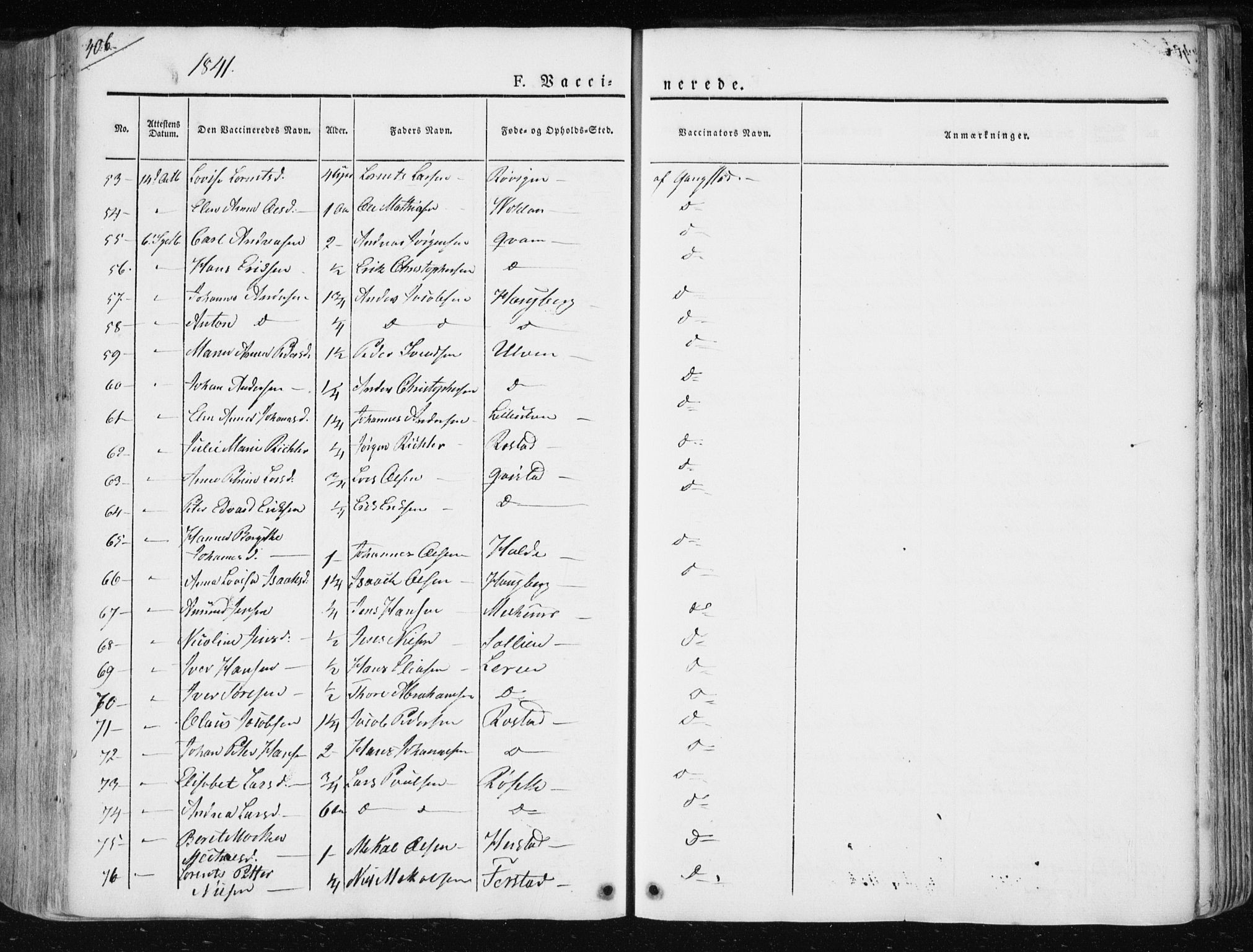 Ministerialprotokoller, klokkerbøker og fødselsregistre - Nord-Trøndelag, AV/SAT-A-1458/730/L0280: Parish register (official) no. 730A07 /1, 1840-1854, p. 406