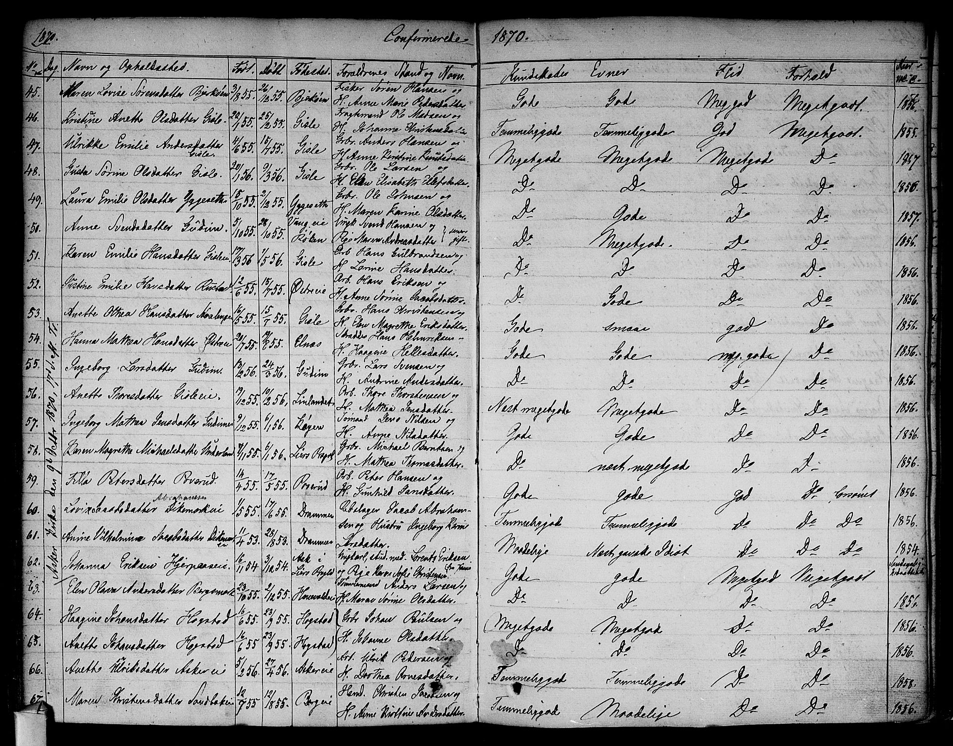 Asker prestekontor Kirkebøker, AV/SAO-A-10256a/F/Fa/L0009: Parish register (official) no. I 9, 1825-1878, p. 269