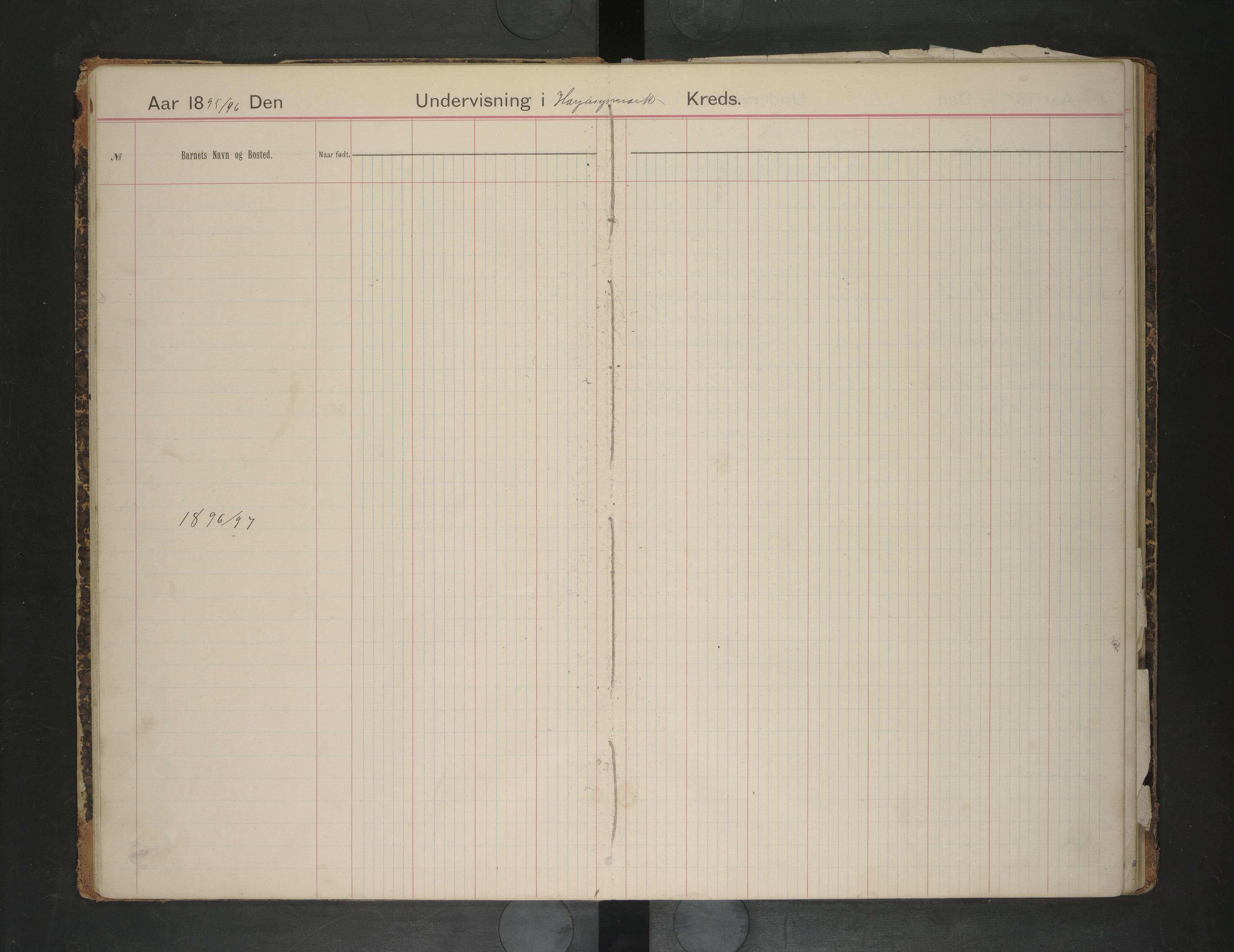 Ankenes kommune.Ymse skolekretser, AIN/K-18550.510.01/F/Fb/L0006: Bjerkvik/Herjangsmark, 1892-1917