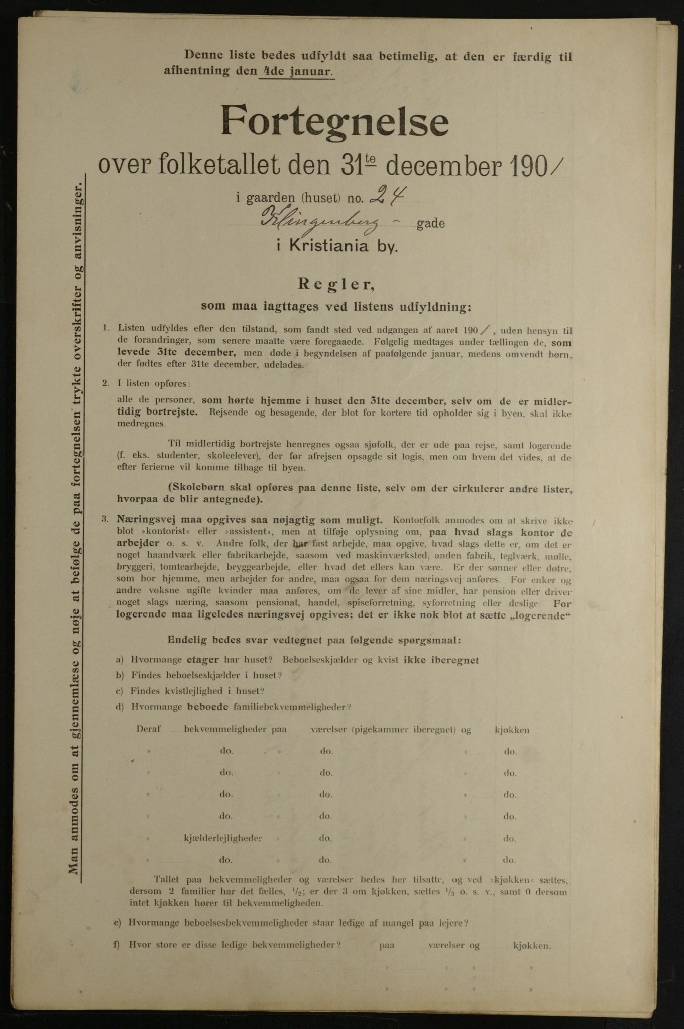 OBA, Municipal Census 1901 for Kristiania, 1901, p. 8040