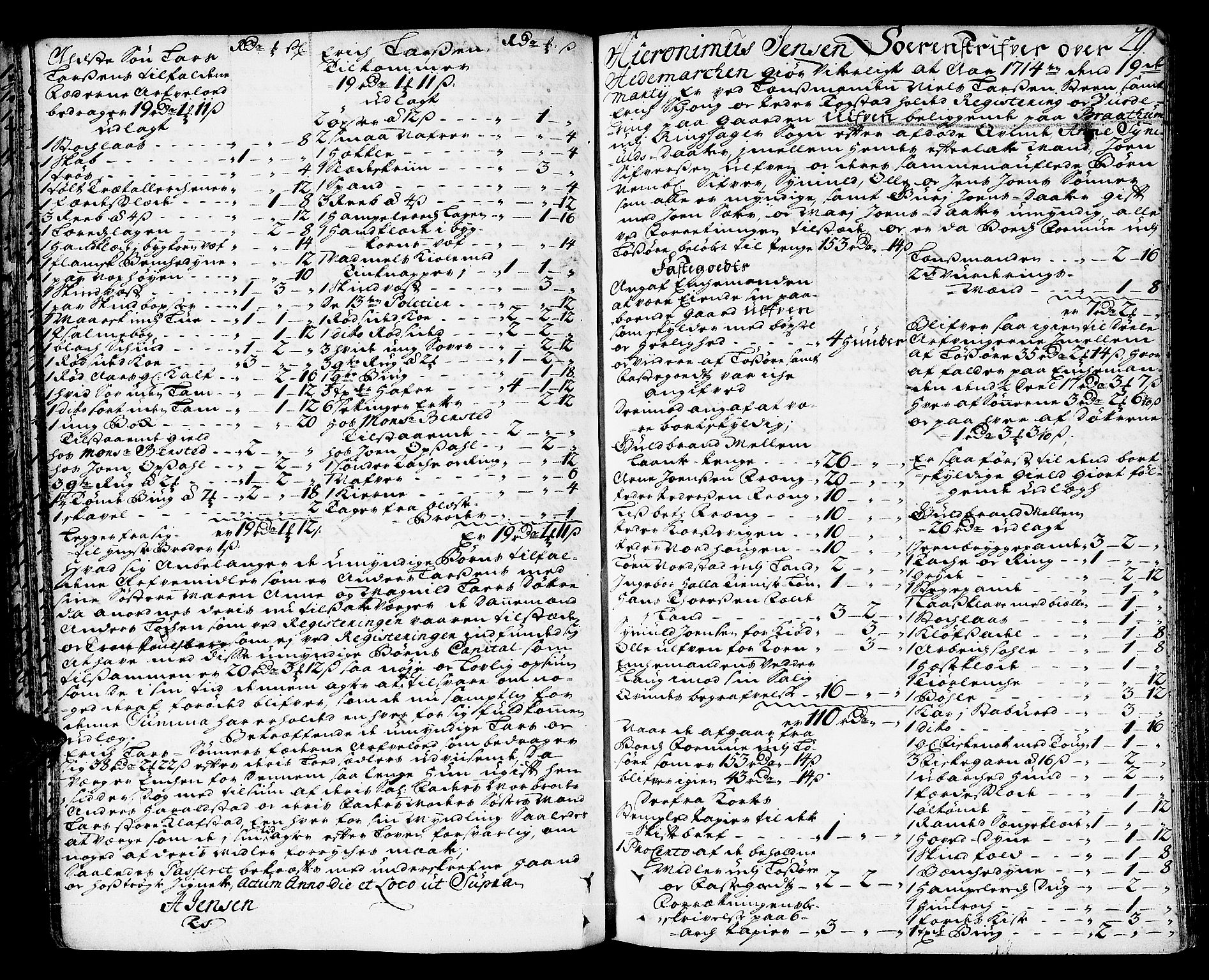 Hedemarken sorenskriveri, AV/SAH-TING-034/J/Ja/L0005: Skifteprotokoll, 1713-1721, p. 28b-29a