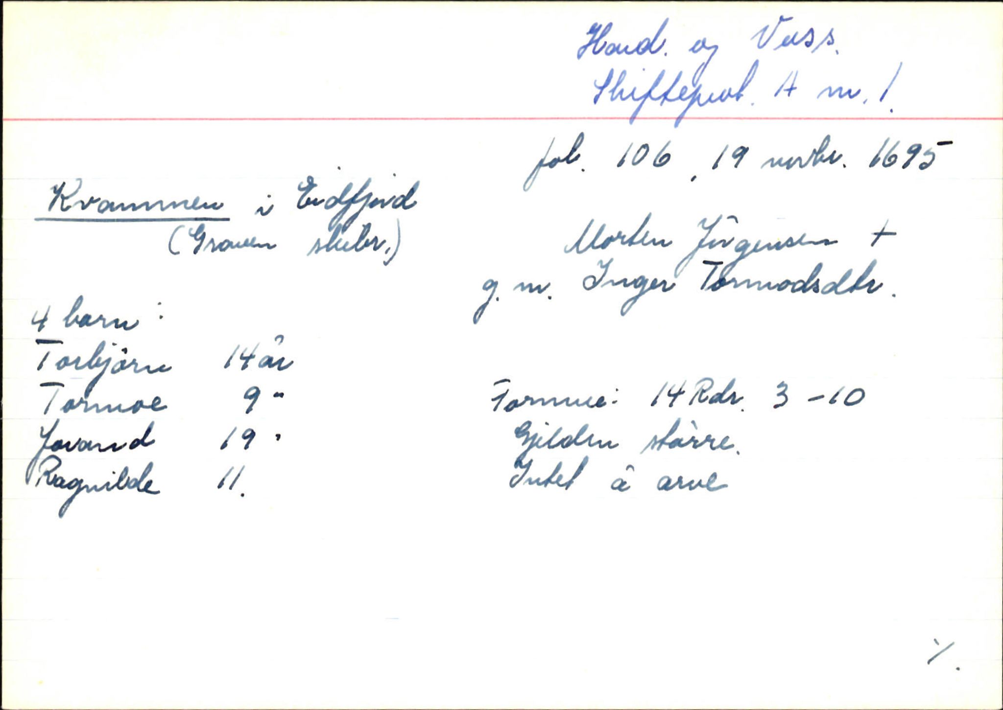 Skiftekort ved Statsarkivet i Bergen, SAB/SKIFTEKORT/002/L0001: Skifteprotokoll nr. 1-3, 1695-1721, p. 45