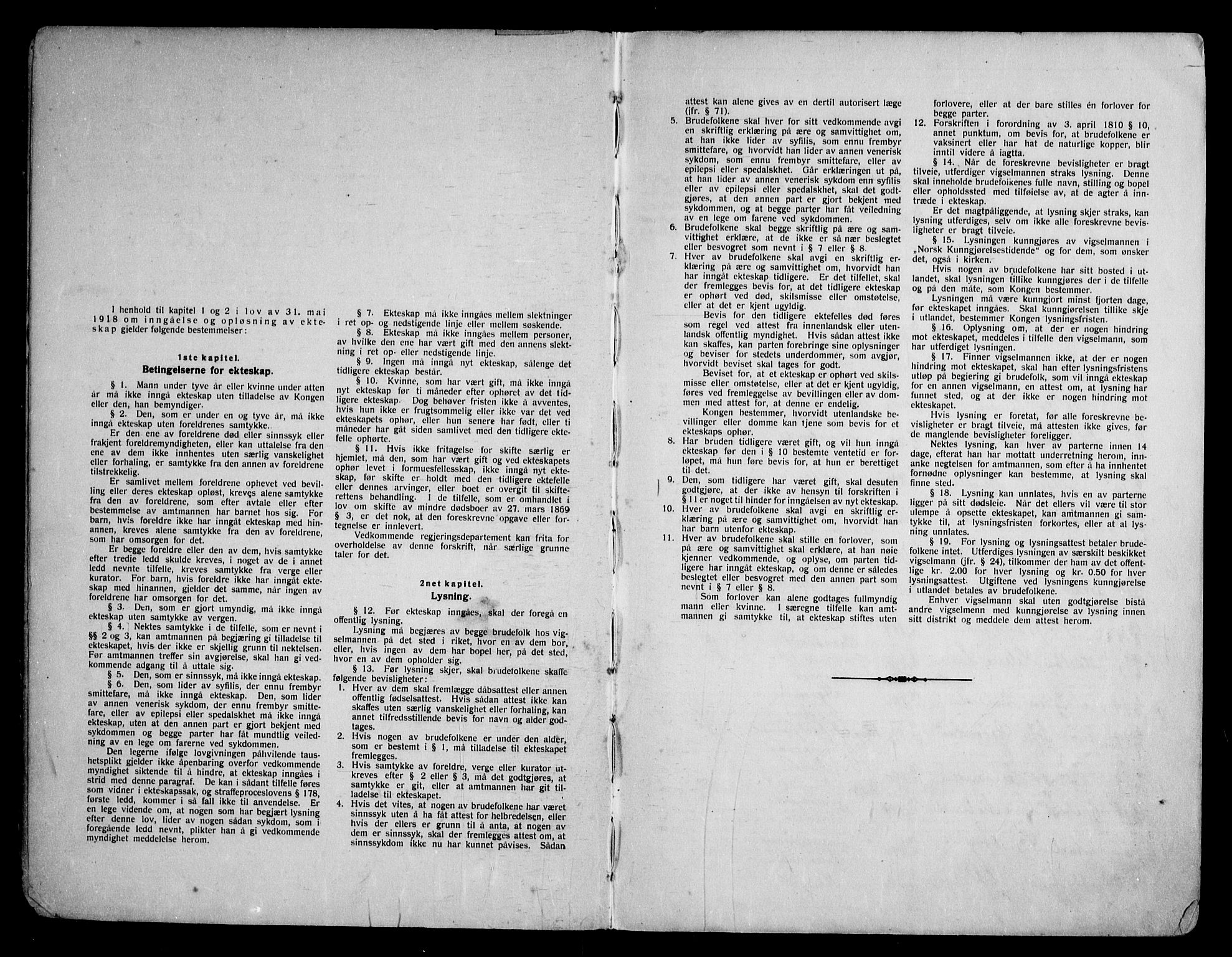 Tjøme kirkebøker, AV/SAKO-A-328/H/Ha/L0002: Banns register no. I 2, 1919-1962