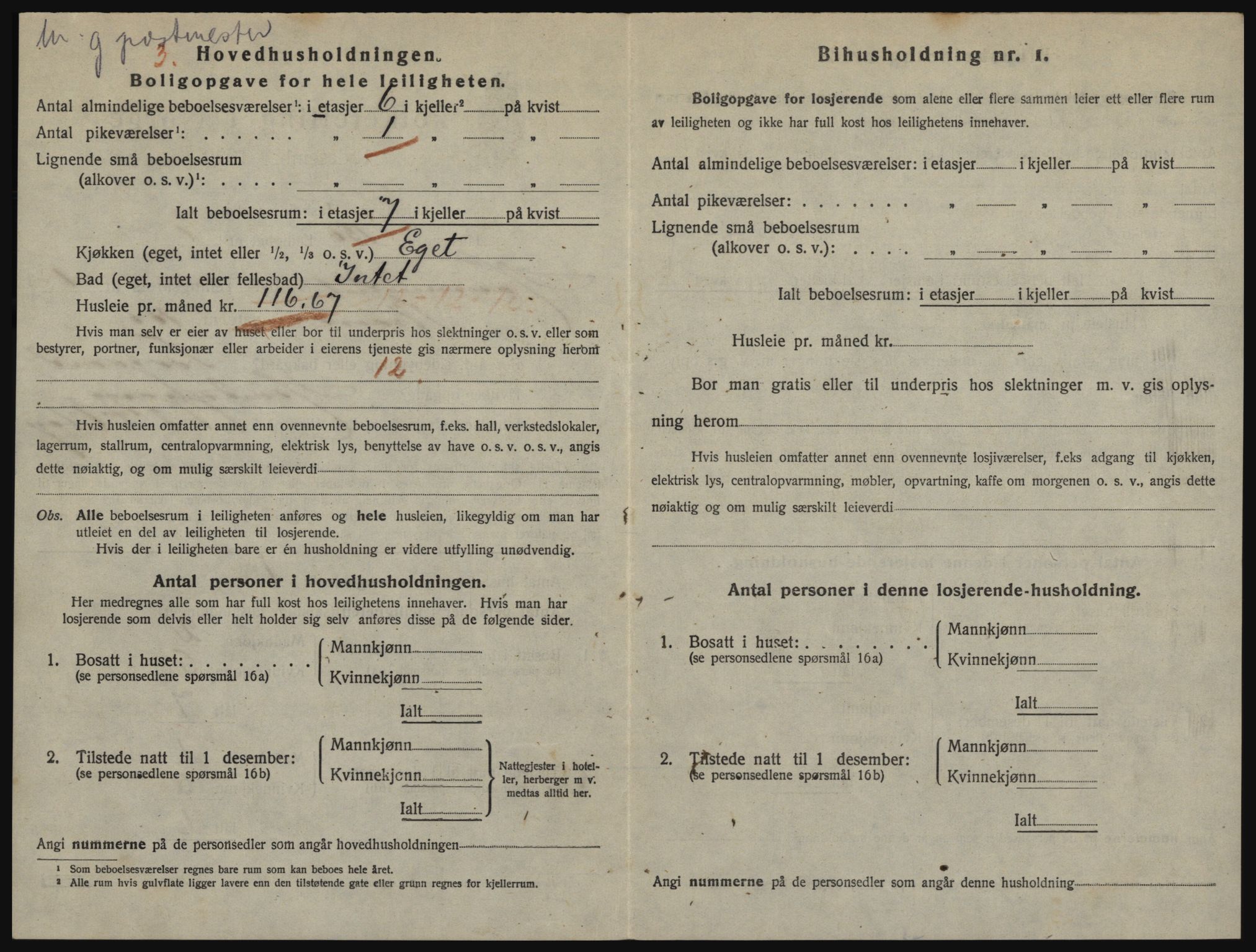 SATØ, 1920 census for Hammerfest, 1920, p. 1457