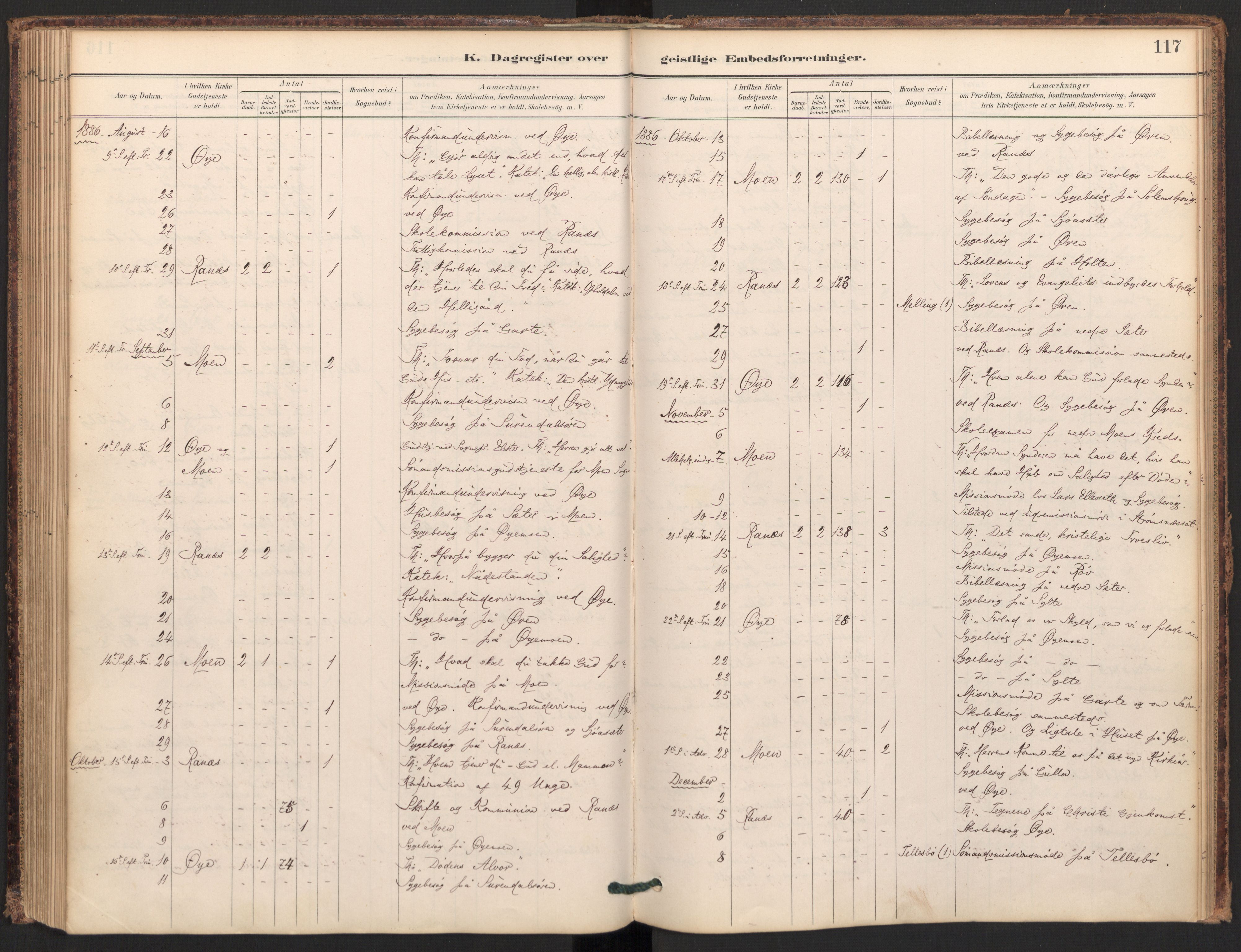 Ministerialprotokoller, klokkerbøker og fødselsregistre - Møre og Romsdal, AV/SAT-A-1454/595/L1047: Parish register (official) no. 595A09, 1885-1900, p. 117