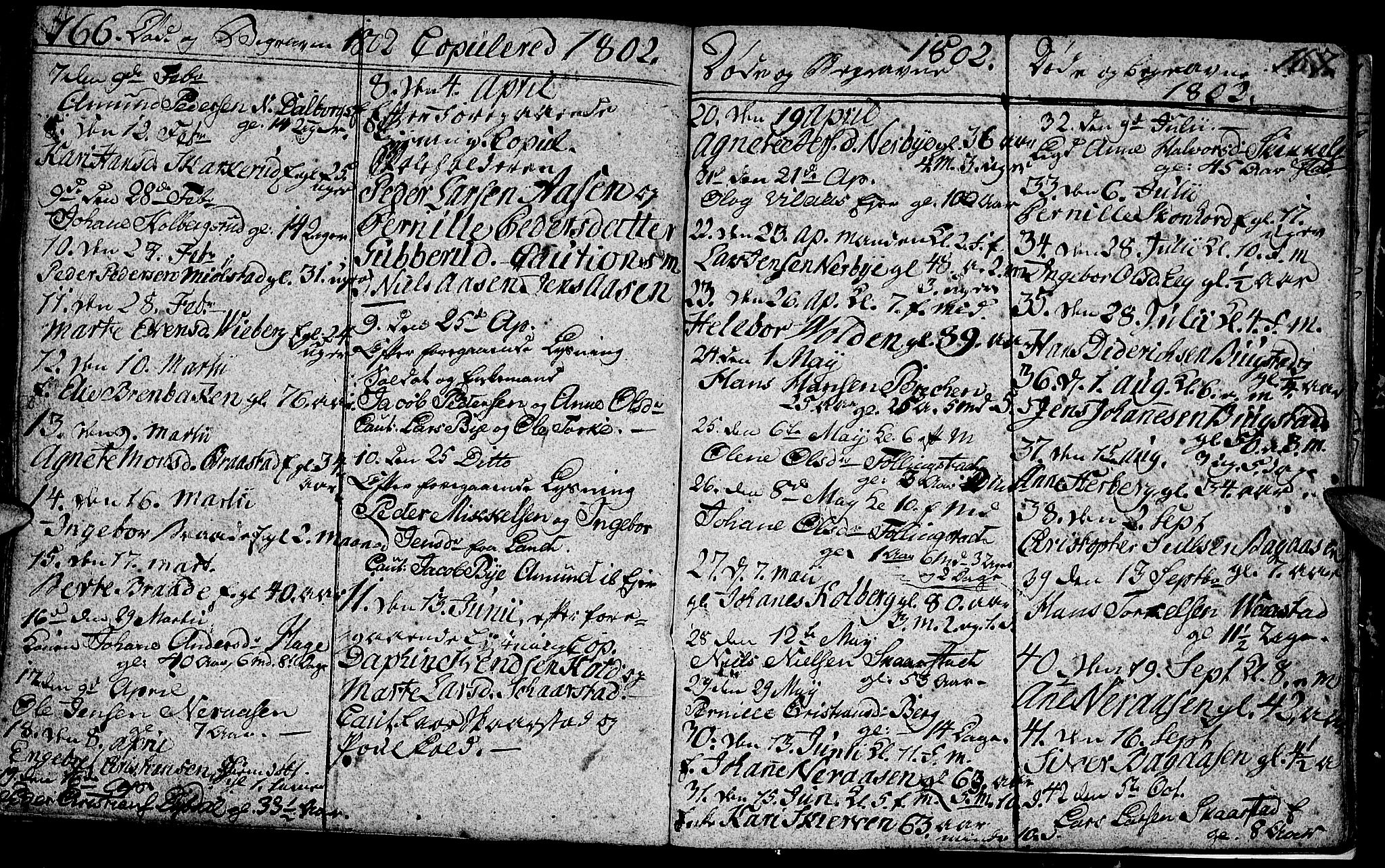 Vardal prestekontor, SAH/PREST-100/H/Ha/Hab/L0002: Parish register (copy) no. 2, 1790-1803, p. 166-167