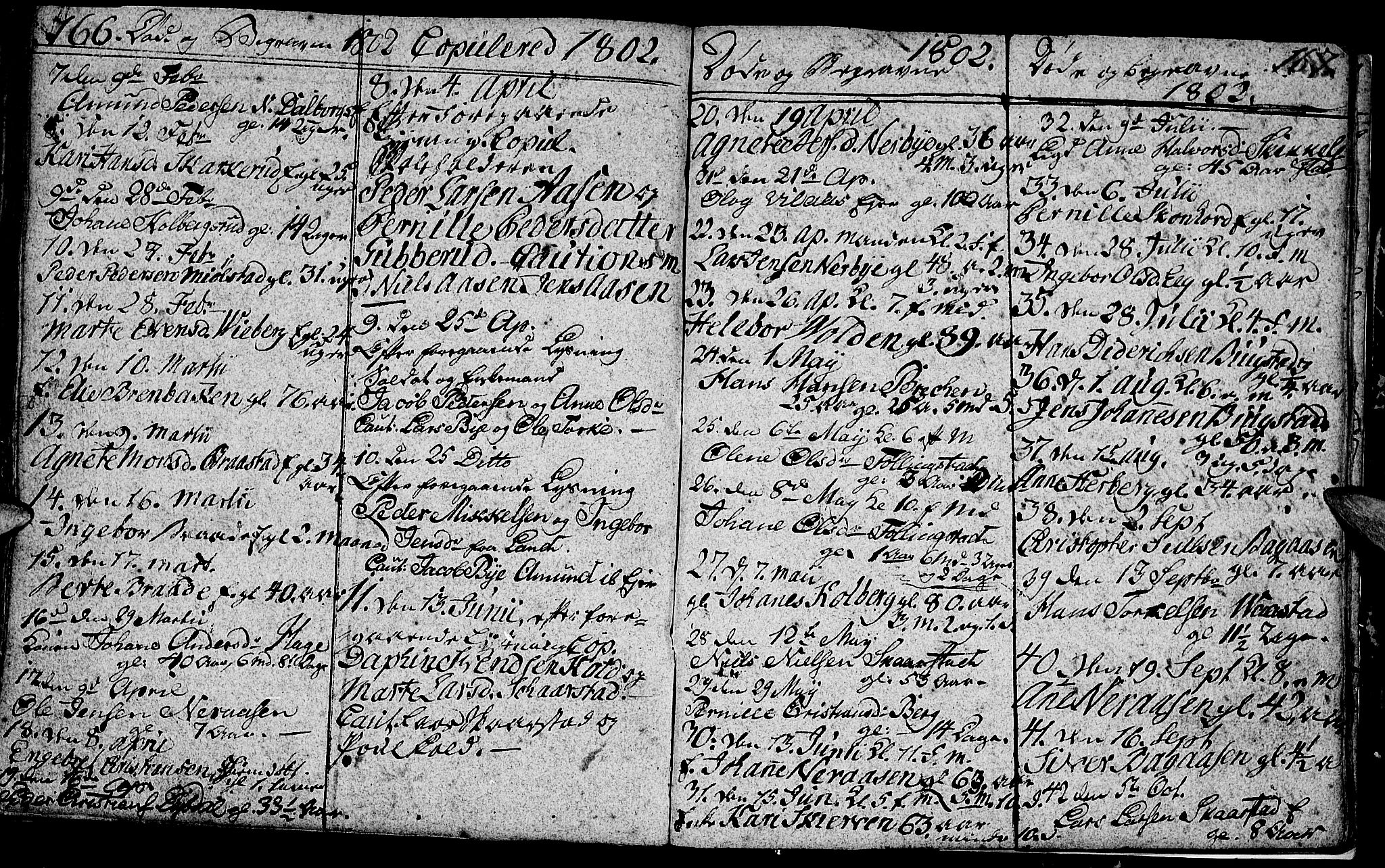 Vardal prestekontor, AV/SAH-PREST-100/H/Ha/Hab/L0002: Parish register (copy) no. 2, 1790-1803, p. 166-167
