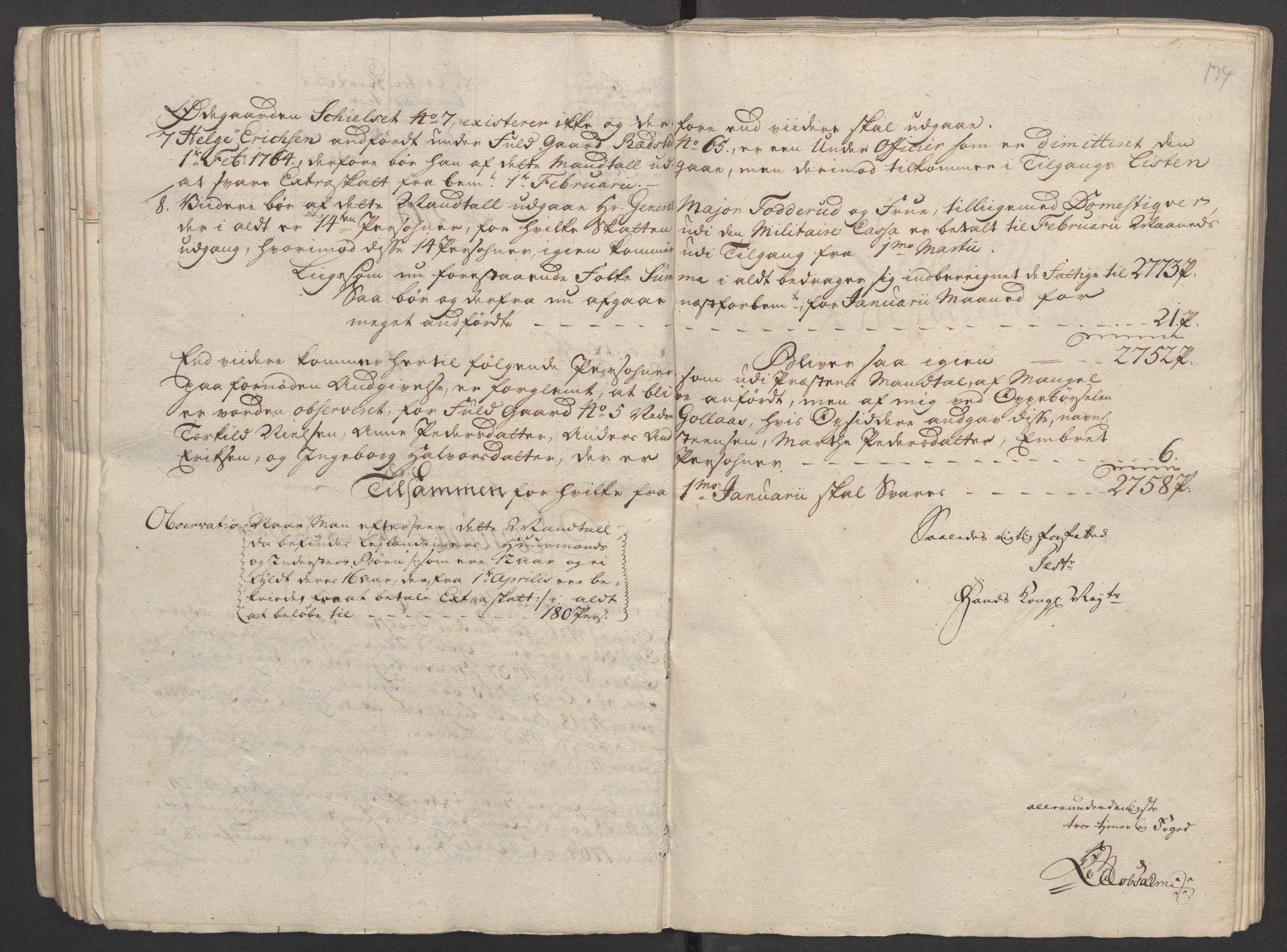 Rentekammeret inntil 1814, Reviderte regnskaper, Fogderegnskap, RA/EA-4092/R16/L1147: Ekstraskatten Hedmark, 1763-1764, p. 312