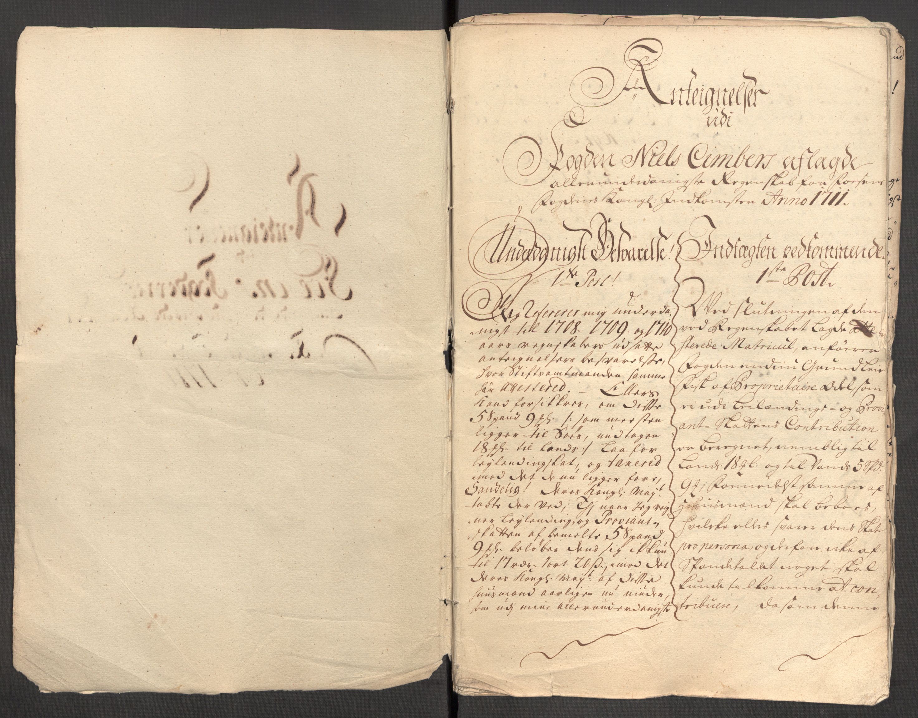 Rentekammeret inntil 1814, Reviderte regnskaper, Fogderegnskap, RA/EA-4092/R57/L3860: Fogderegnskap Fosen, 1711, p. 223