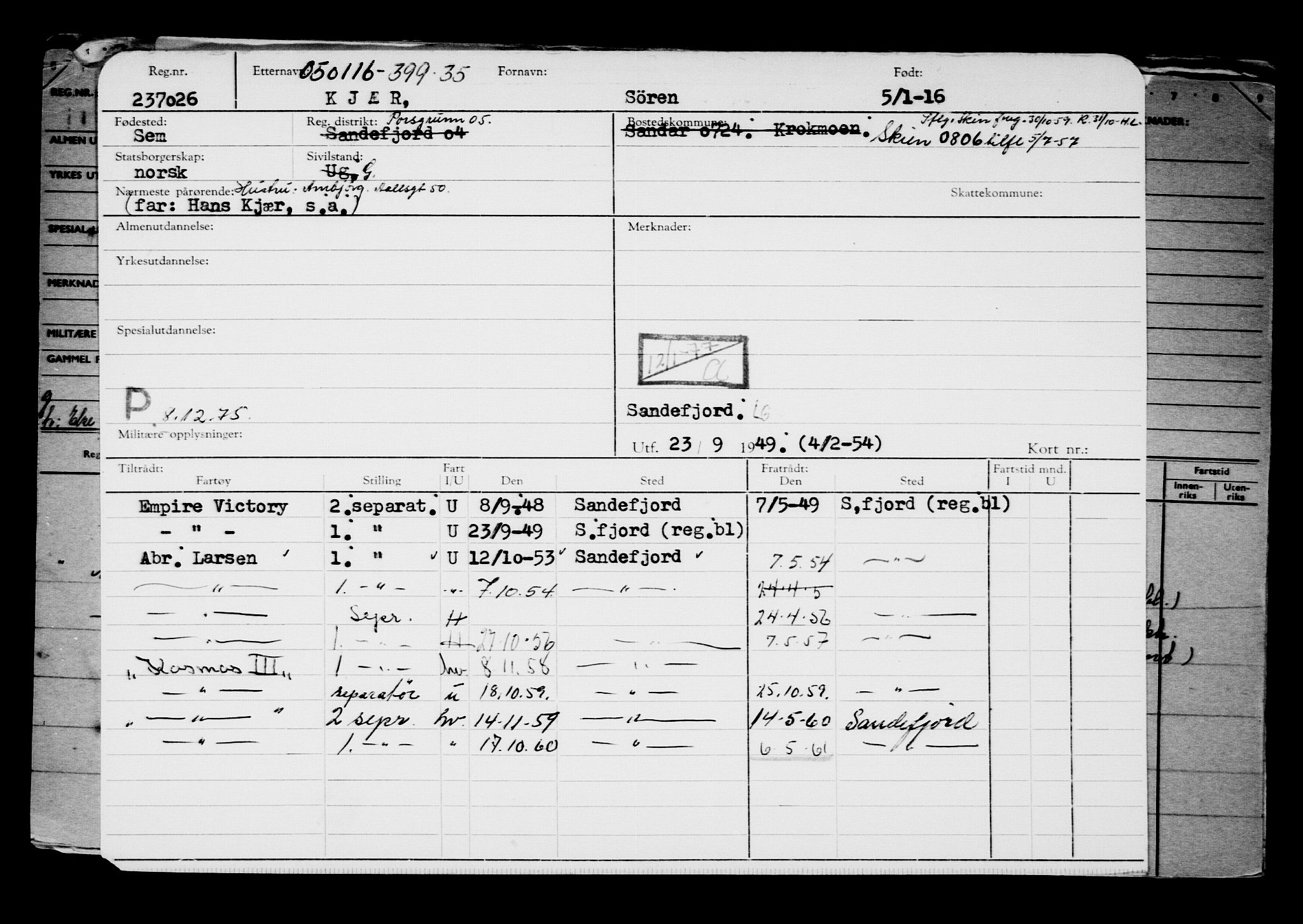 Direktoratet for sjømenn, AV/RA-S-3545/G/Gb/L0135: Hovedkort, 1915-1916, p. 567