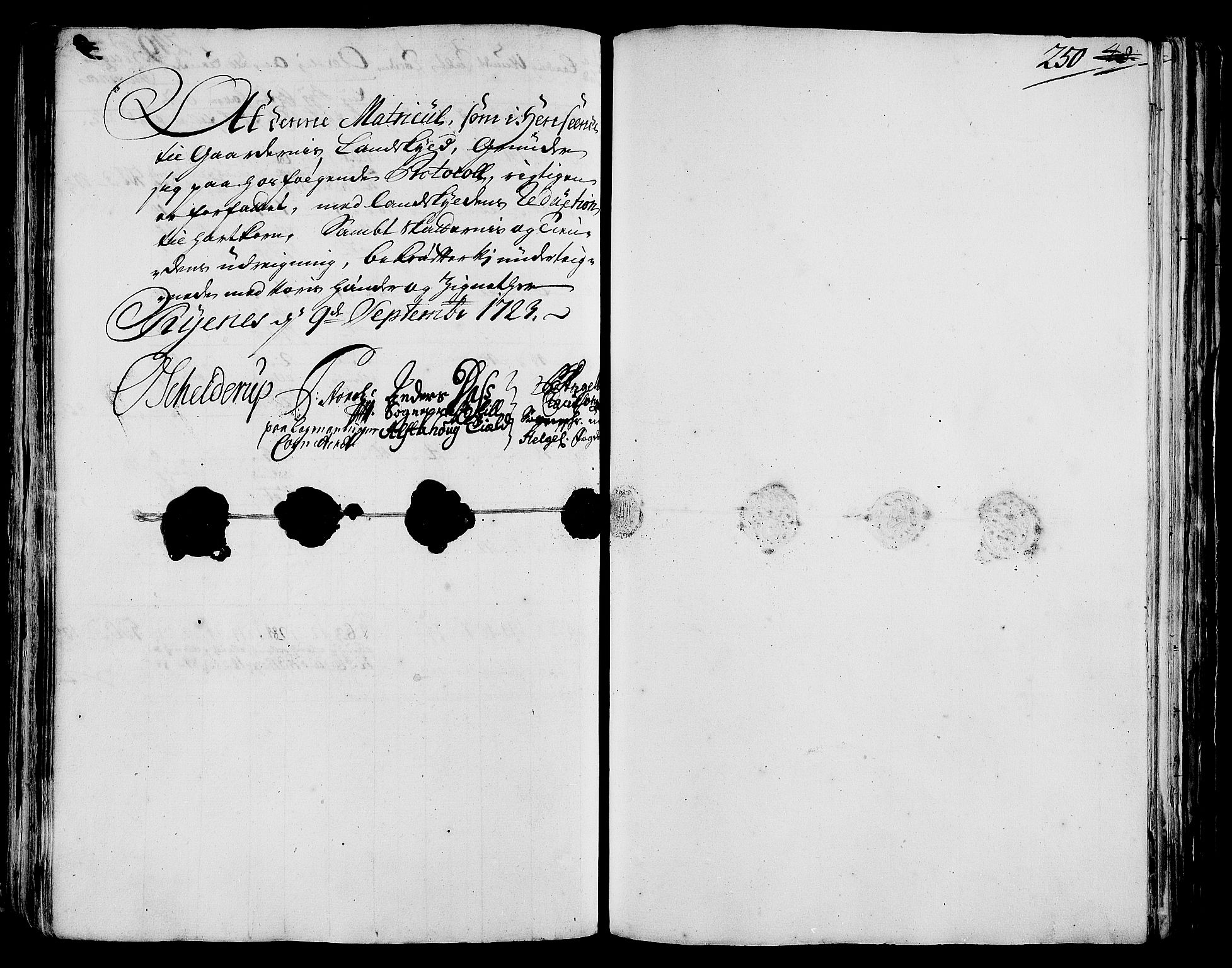 Rentekammeret inntil 1814, Realistisk ordnet avdeling, AV/RA-EA-4070/N/Nb/Nbf/L0171: Helgeland matrikkelprotokoll, 1723, p. 254