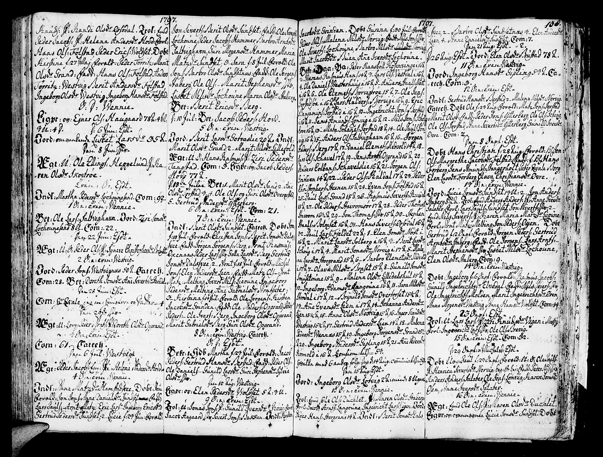 Ministerialprotokoller, klokkerbøker og fødselsregistre - Nord-Trøndelag, SAT/A-1458/722/L0216: Parish register (official) no. 722A03, 1756-1816, p. 138