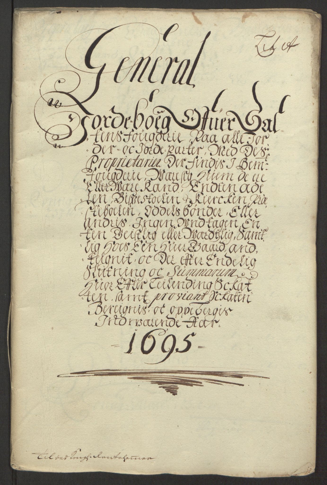 Rentekammeret inntil 1814, Reviderte regnskaper, Fogderegnskap, RA/EA-4092/R66/L4578: Fogderegnskap Salten, 1694-1696, p. 109