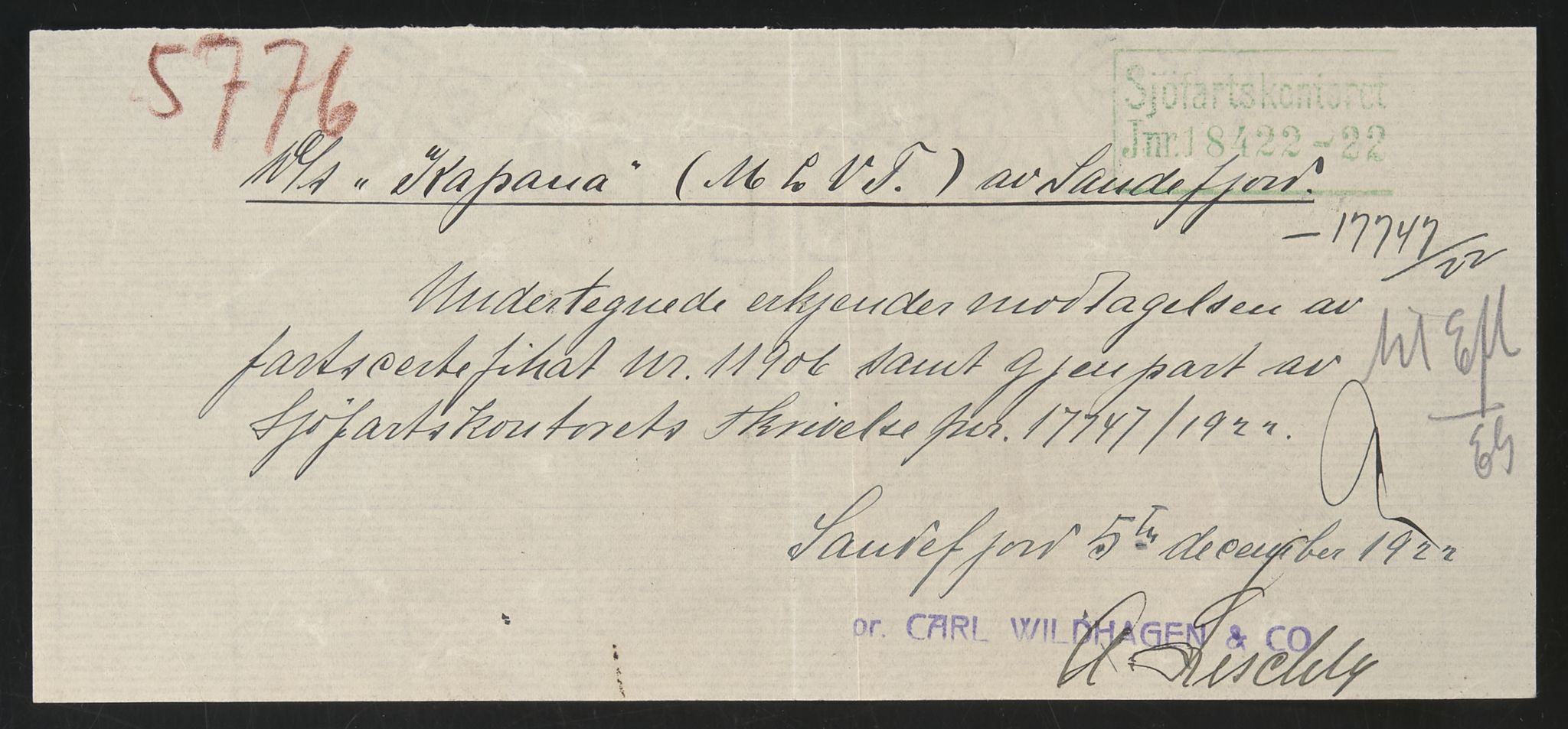 Sjøfartsdirektoratet med forløpere, skipsmapper slettede skip, AV/RA-S-4998/F/Fa/L0586: --, 1894-1935, p. 68