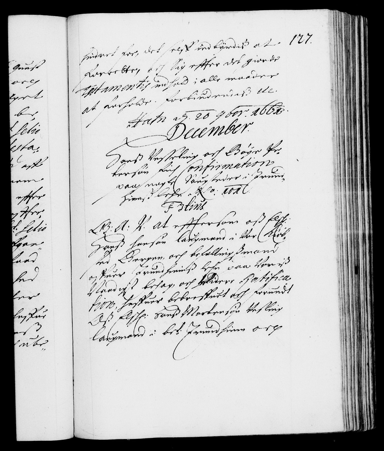 Danske Kanselli 1572-1799, RA/EA-3023/F/Fc/Fca/Fcaa/L0010: Norske registre (mikrofilm), 1660-1670, p. 127a