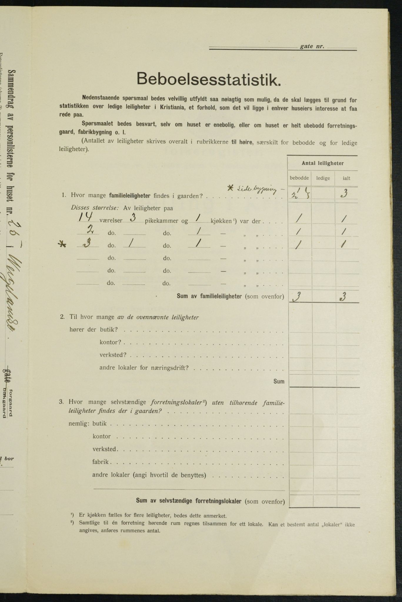 OBA, Municipal Census 1913 for Kristiania, 1913, p. 127783