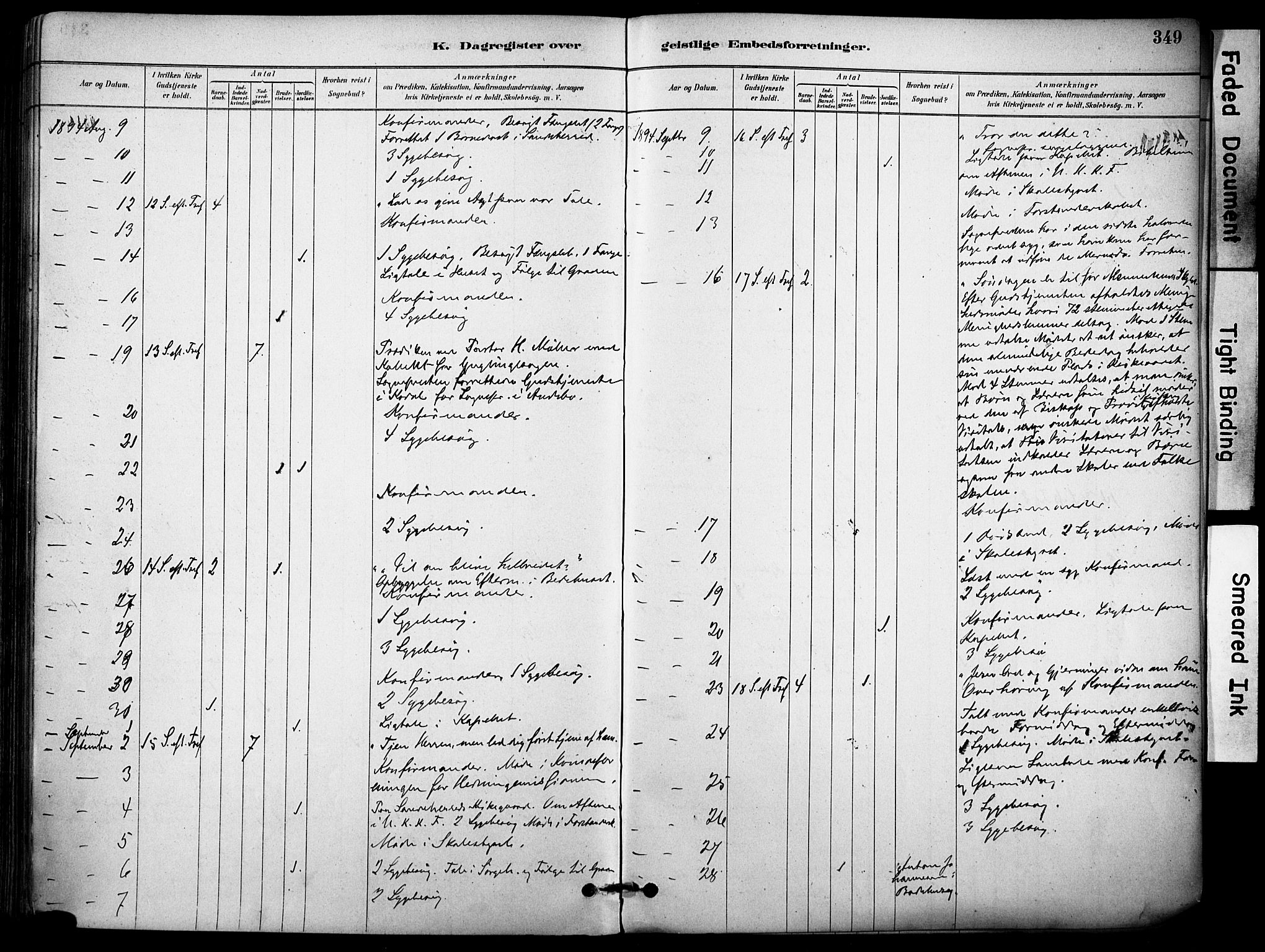 Sandefjord kirkebøker, AV/SAKO-A-315/F/Fa/L0002: Parish register (official) no. 2, 1880-1894, p. 349
