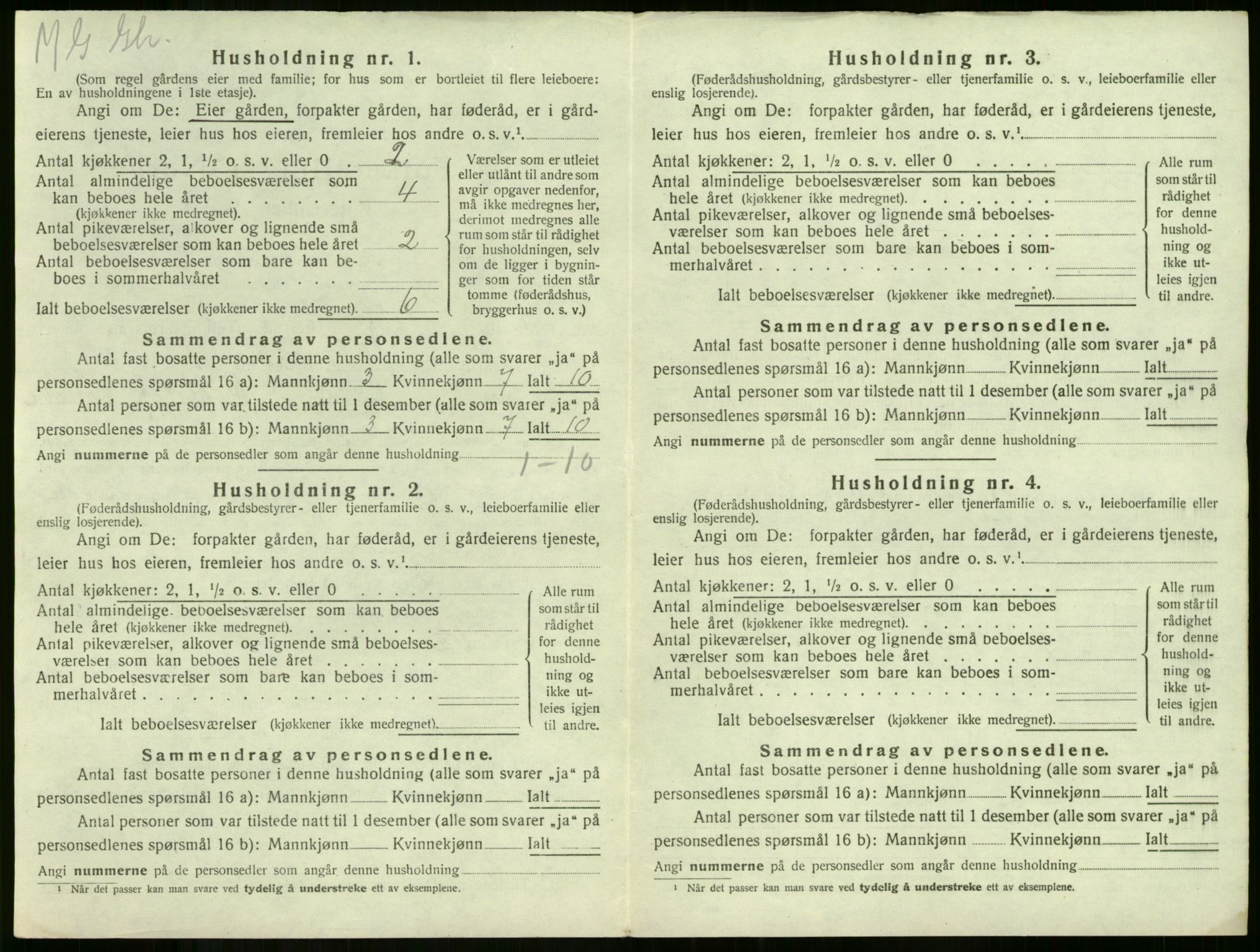 SAKO, 1920 census for Våle, 1920, p. 192