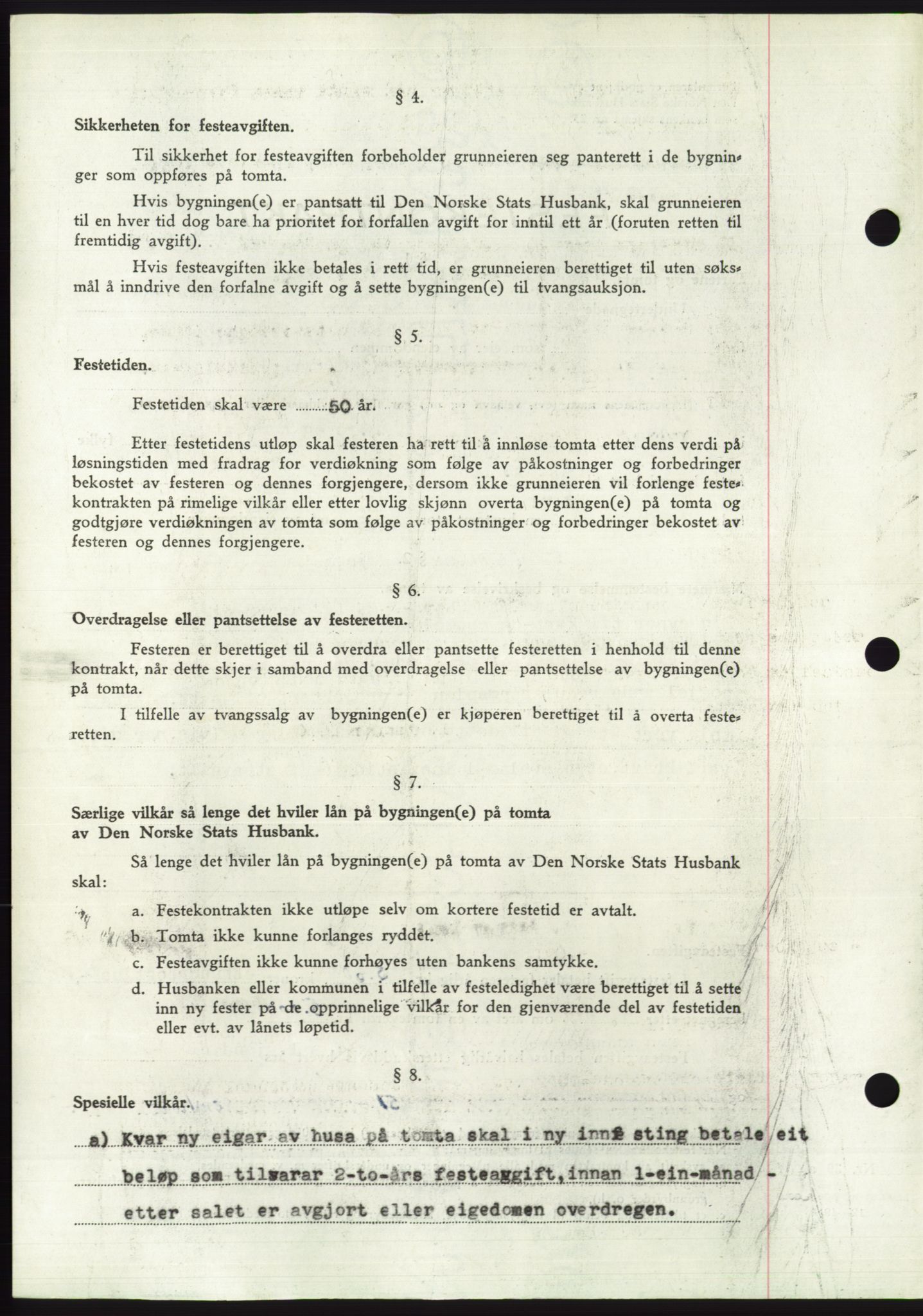 Søre Sunnmøre sorenskriveri, AV/SAT-A-4122/1/2/2C/L0087: Mortgage book no. 13A, 1950-1950, Diary no: : 1197/1950