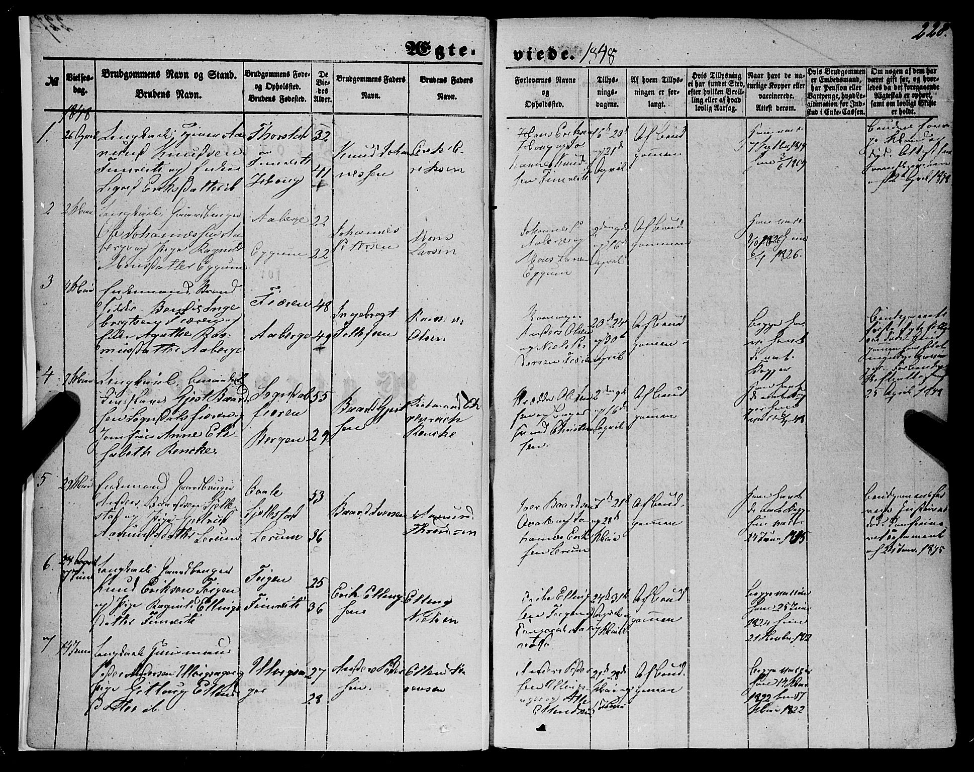 Sogndal sokneprestembete, SAB/A-81301/H/Haa/Haaa/L0012II: Parish register (official) no. A 12II, 1847-1877, p. 228
