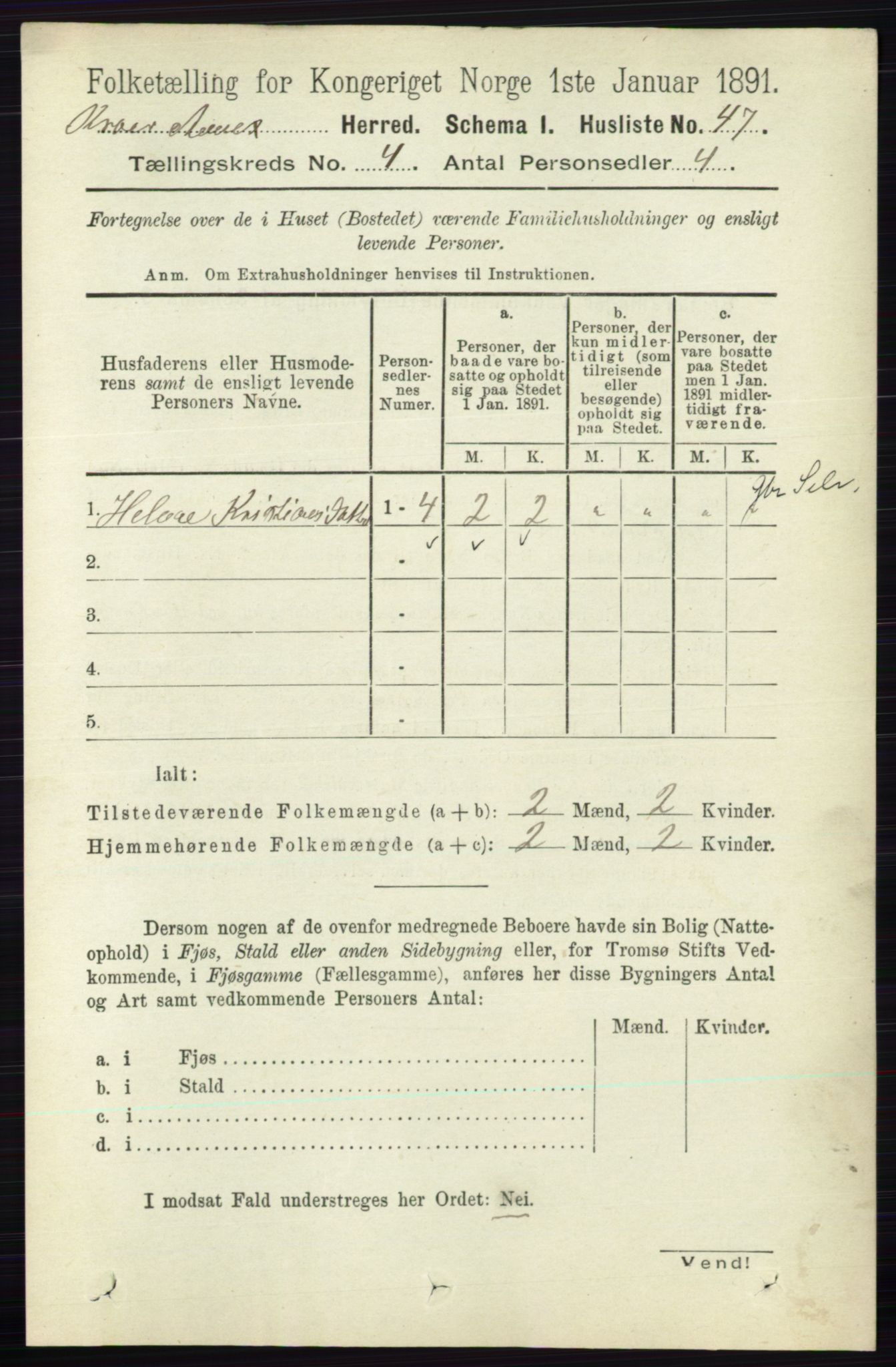 RA, 1891 census for 0214 Ås, 1891, p. 3029