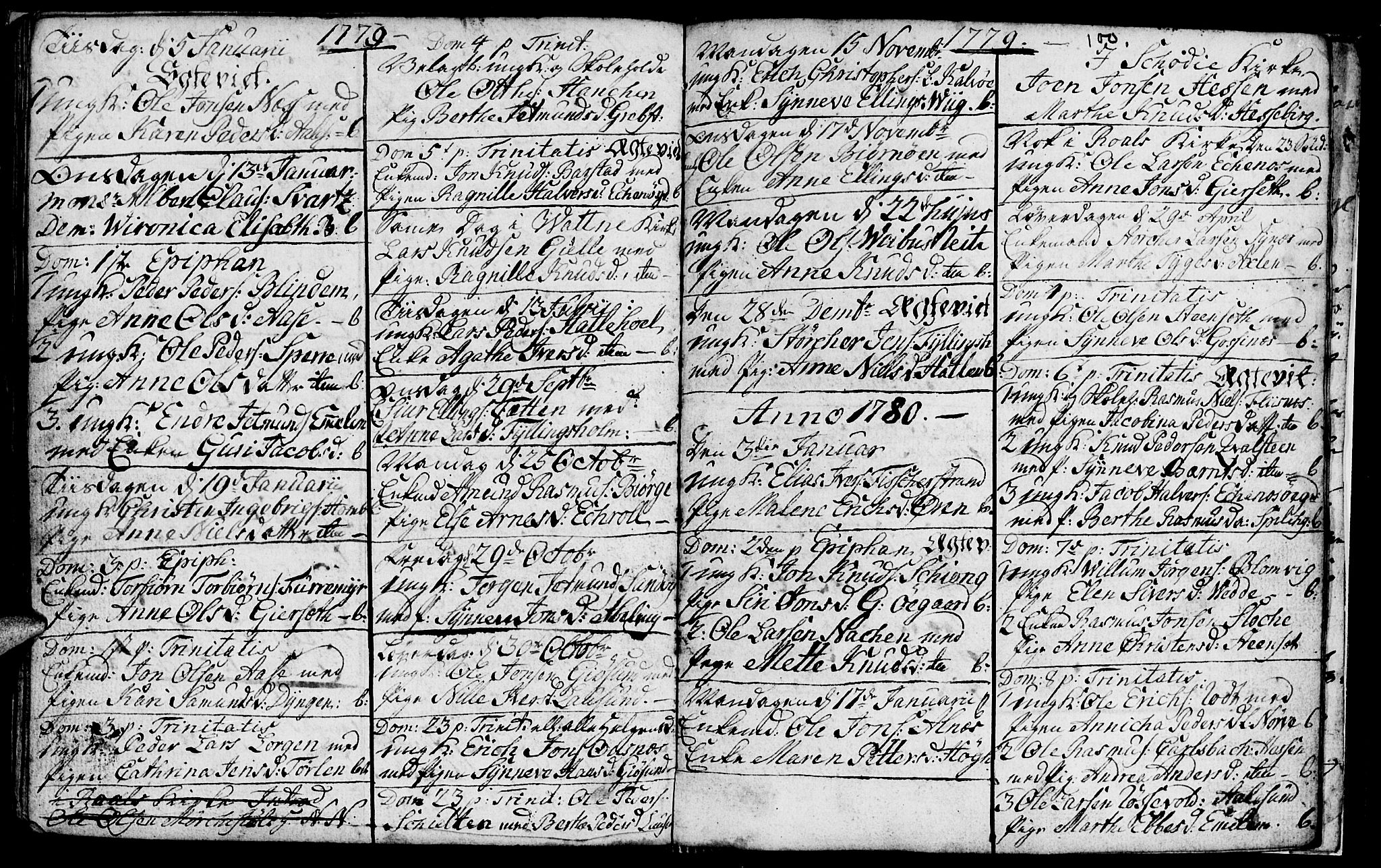 Ministerialprotokoller, klokkerbøker og fødselsregistre - Møre og Romsdal, SAT/A-1454/528/L0420: Parish register (copy) no. 528C01, 1764-1784, p. 100