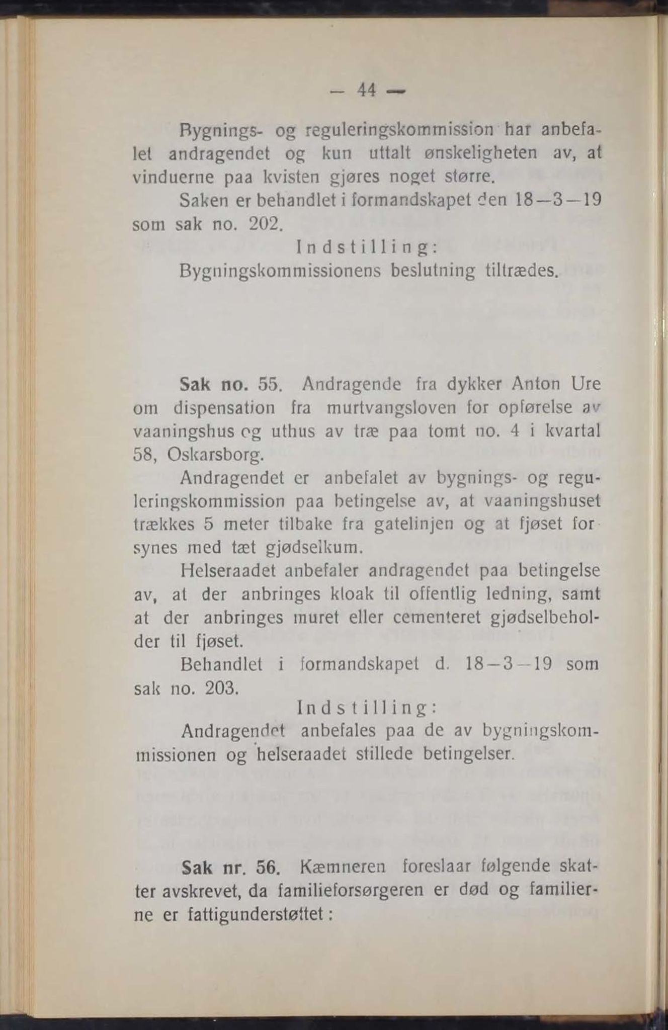 Narvik kommune. Formannskap , AIN/K-18050.150/A/Ab/L0009: Møtebok, 1919