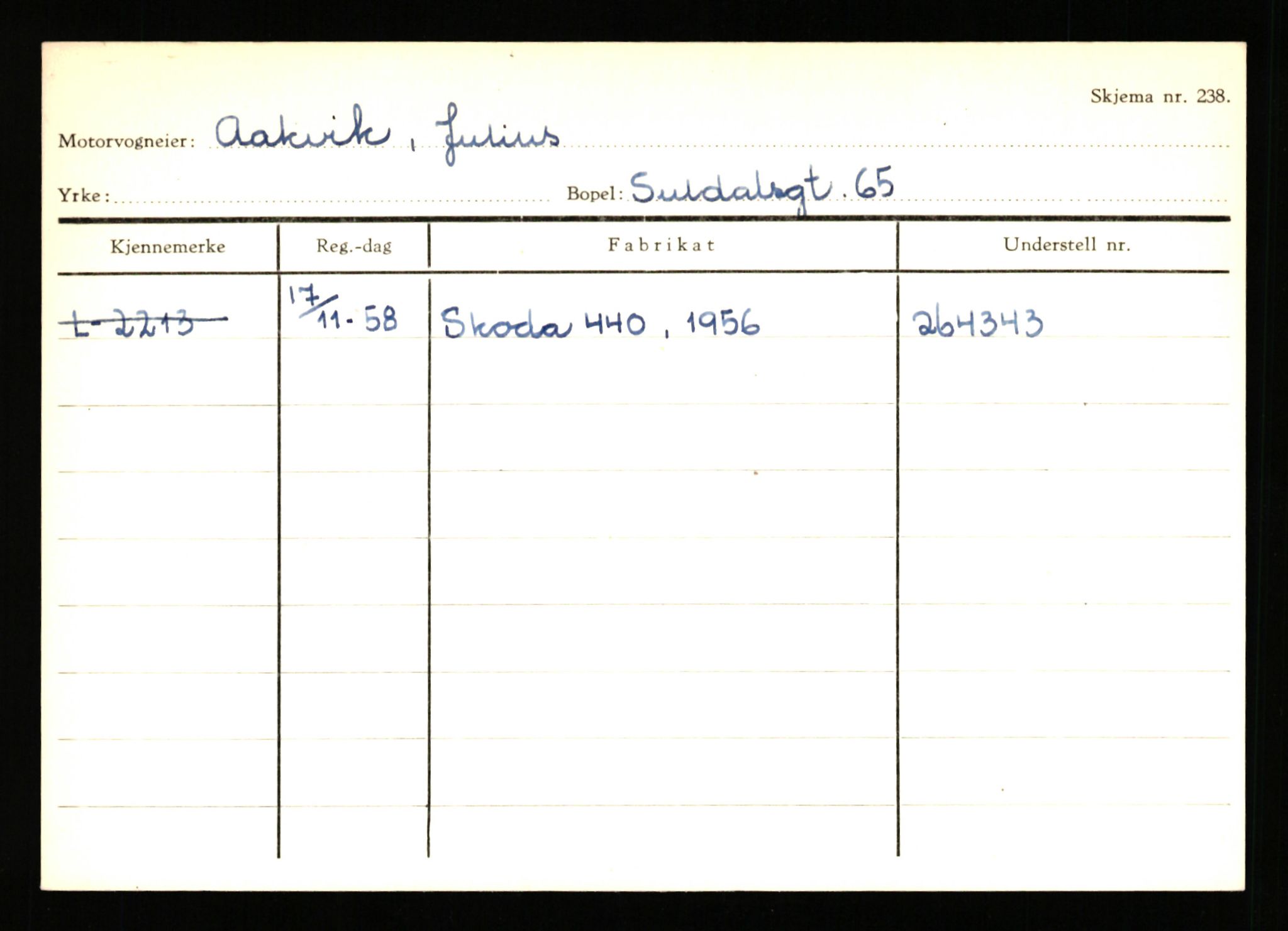 Stavanger trafikkstasjon, AV/SAST-A-101942/0/H/L0044: Øksna - Åmo, 1930-1971, p. 2364