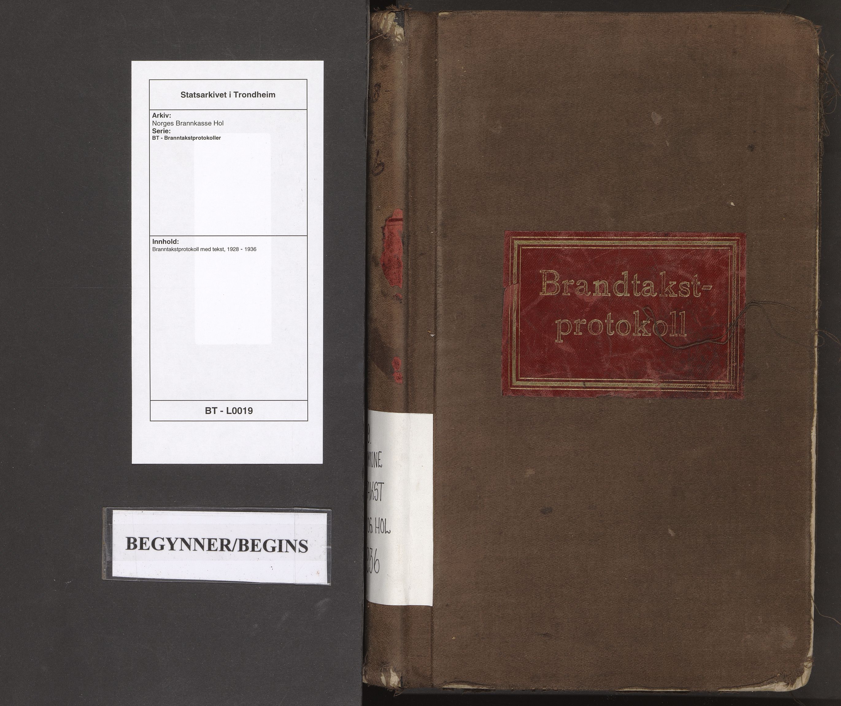 Norges Brannkasse Hol, AV/SAT-A-5601/BT/L0019: Branntakstprotokoll med tekst, 1928-1936