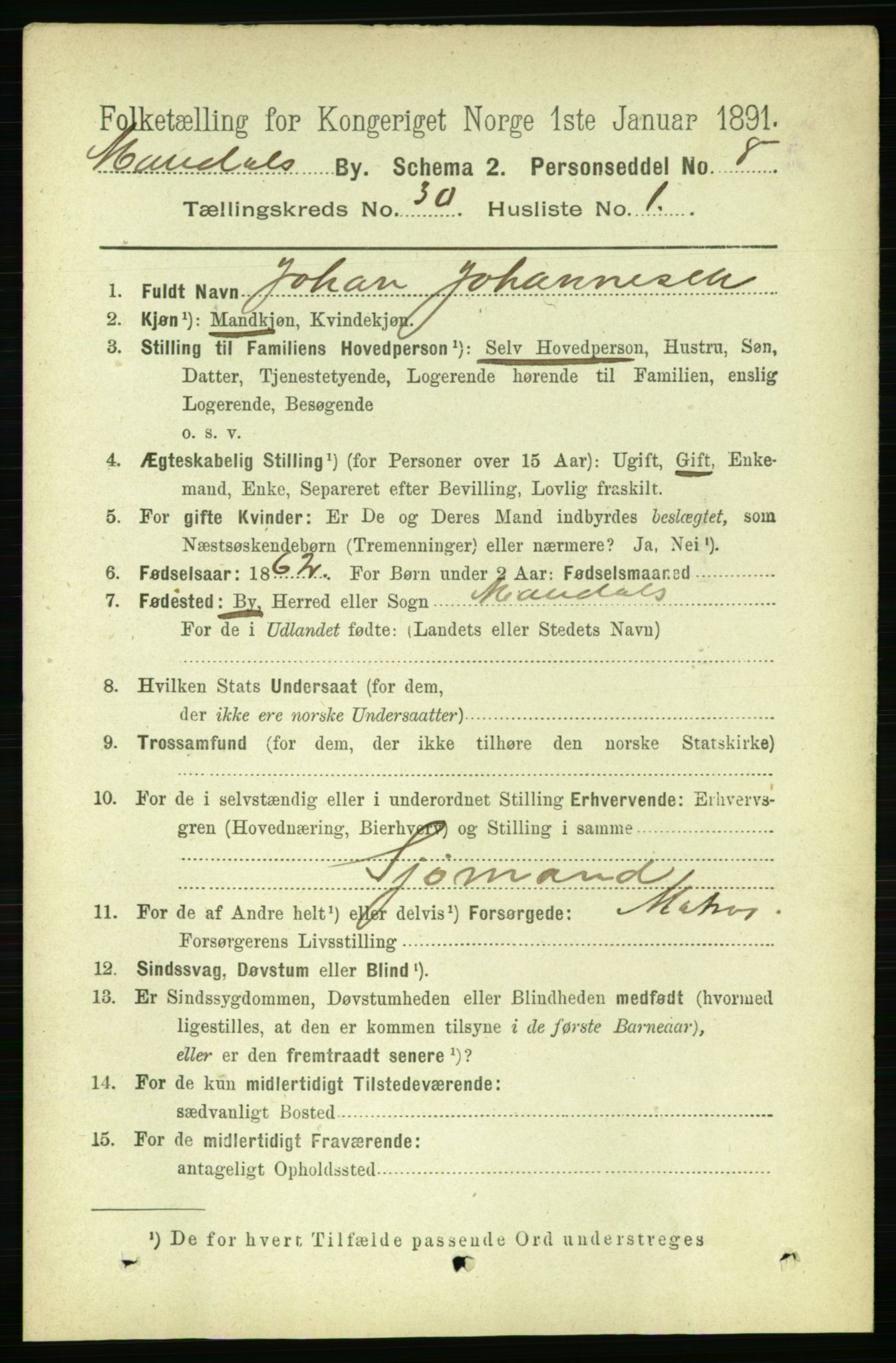 RA, 1891 census for 1002 Mandal, 1891, p. 5240