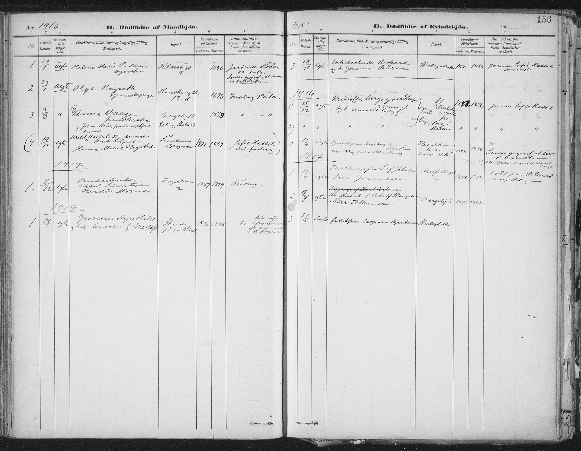 Ministerialprotokoller, klokkerbøker og fødselsregistre - Sør-Trøndelag, SAT/A-1456/603/L0167: Parish register (official) no. 603A06, 1896-1932, p. 156