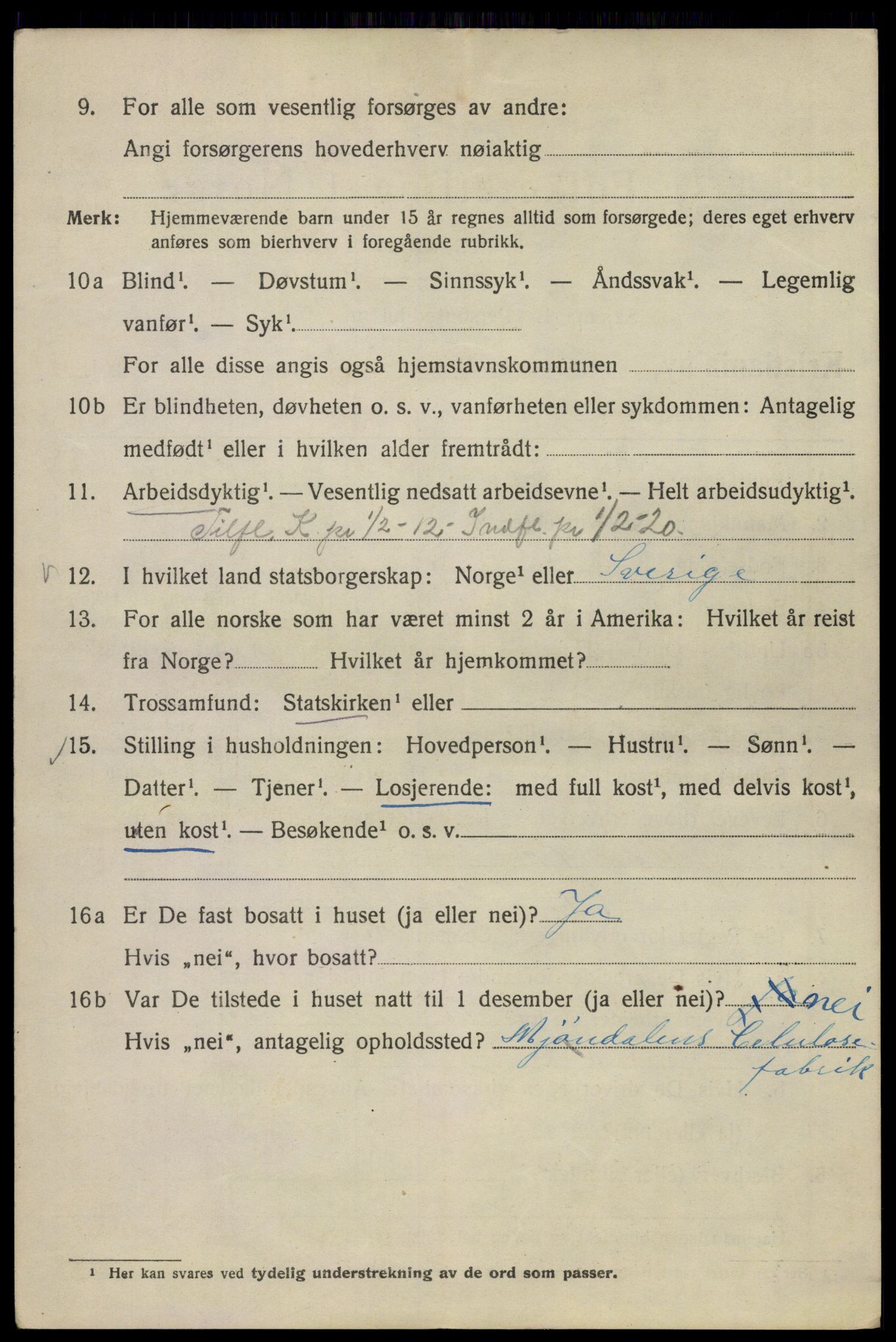 SAO, 1920 census for Kristiania, 1920, p. 268518