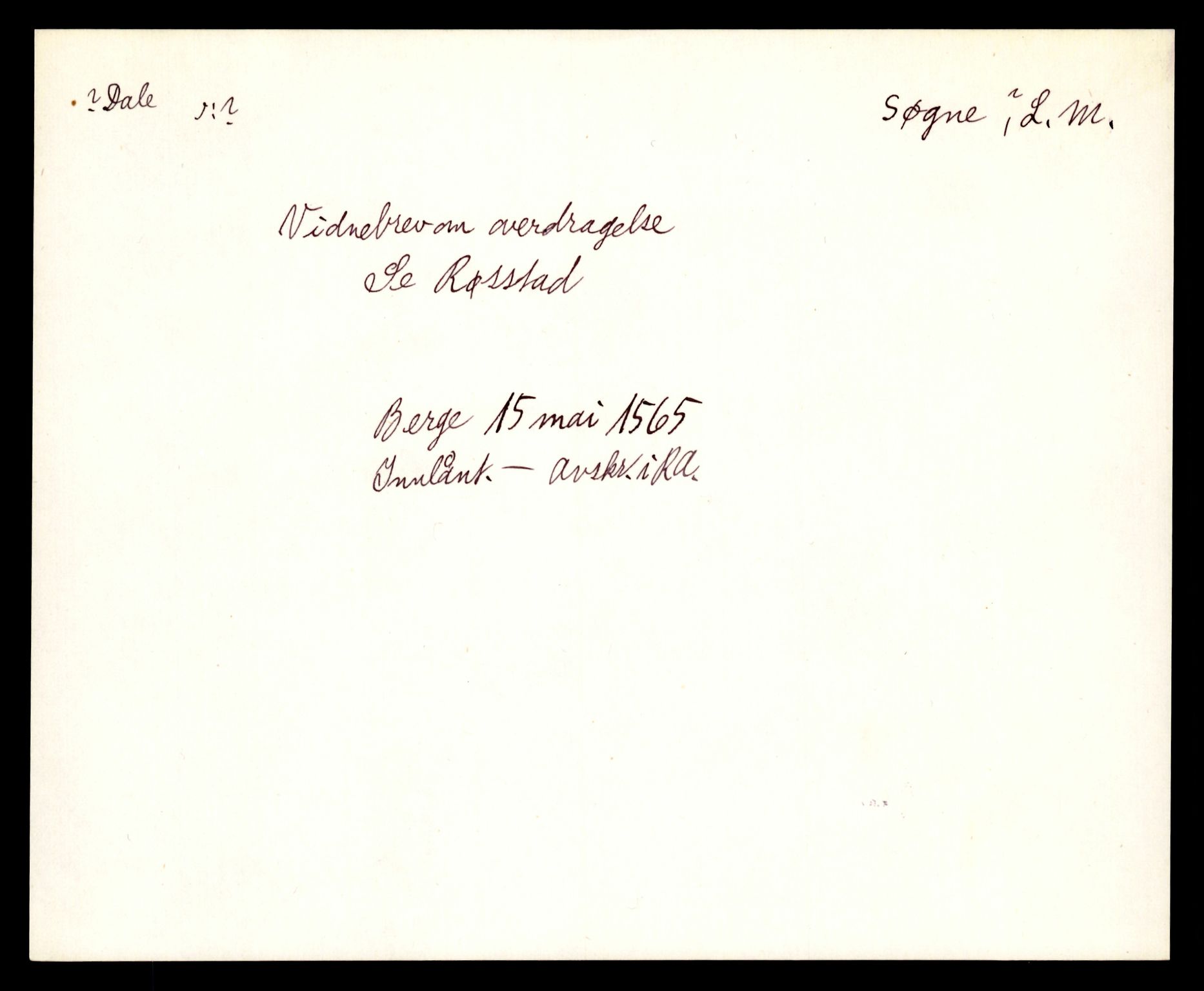 Riksarkivets diplomsamling, AV/RA-EA-5965/F35/F35e/L0025: Registreringssedler Vest-Agder 1, 1400-1700, p. 109