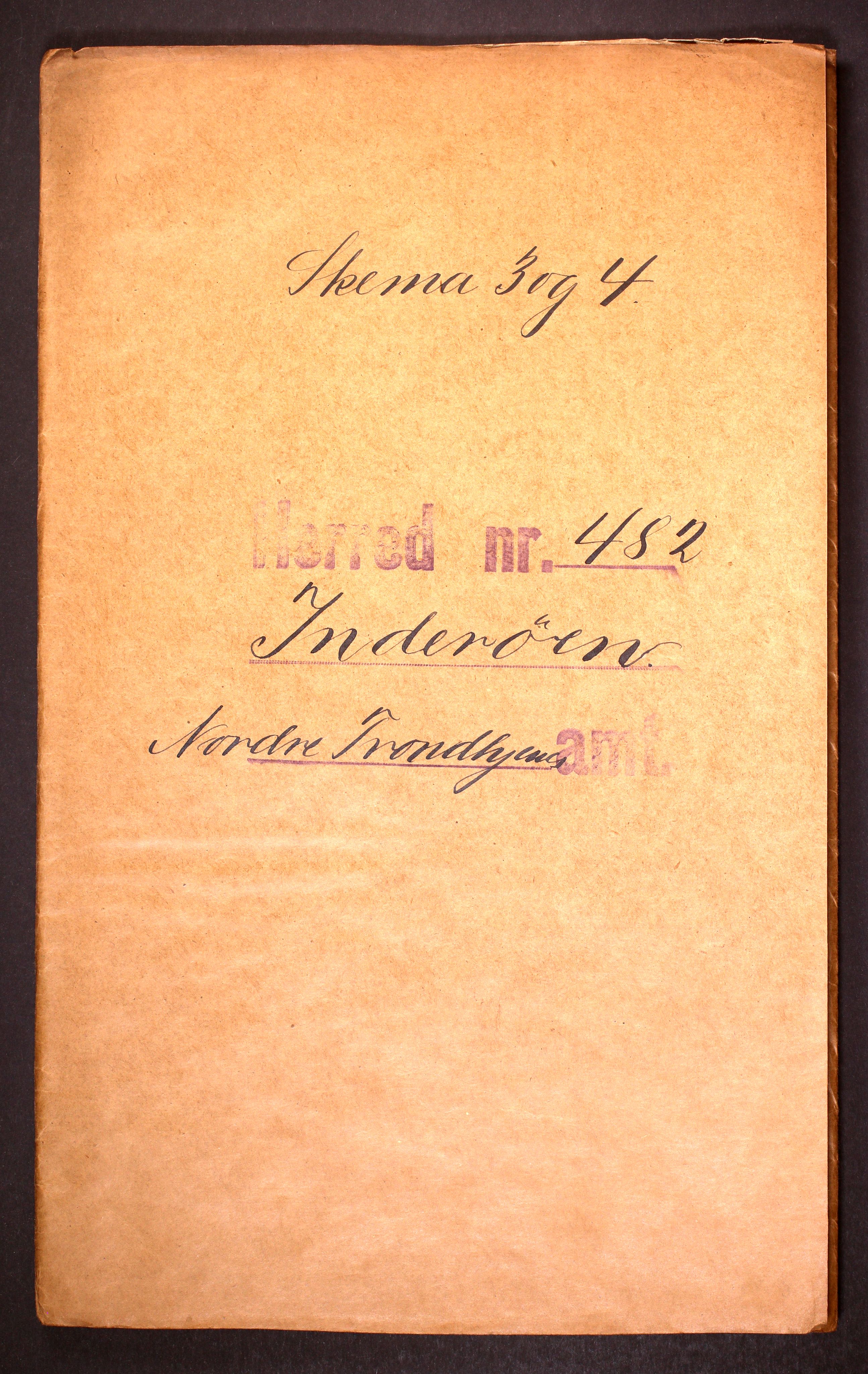 RA, 1910 census for Inderøy, 1910, p. 1