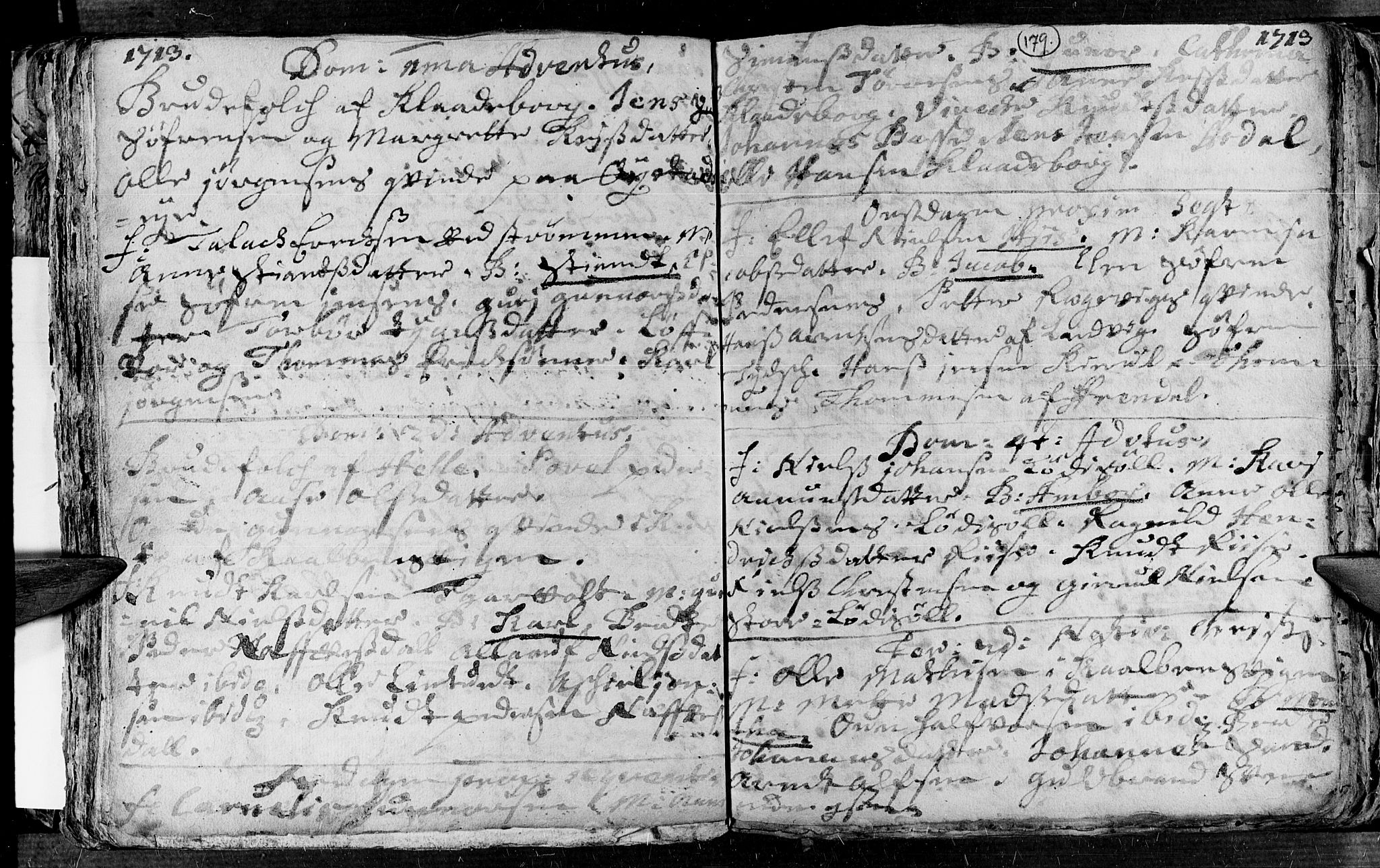 Øyestad sokneprestkontor, AV/SAK-1111-0049/F/Fa/L0002: Parish register (official) no. A 2, 1692-1722, p. 179