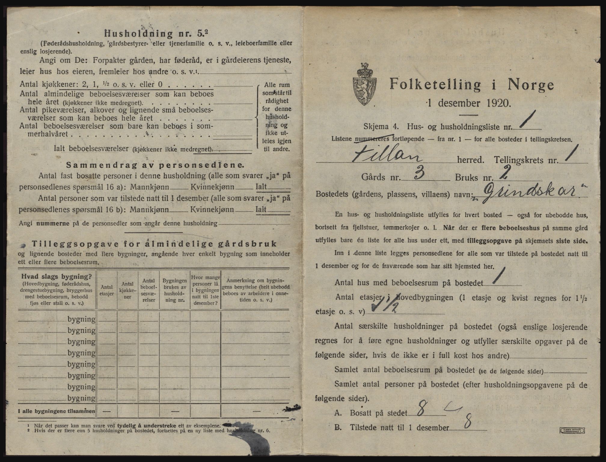 SAT, 1920 census for Fillan, 1920, p. 34