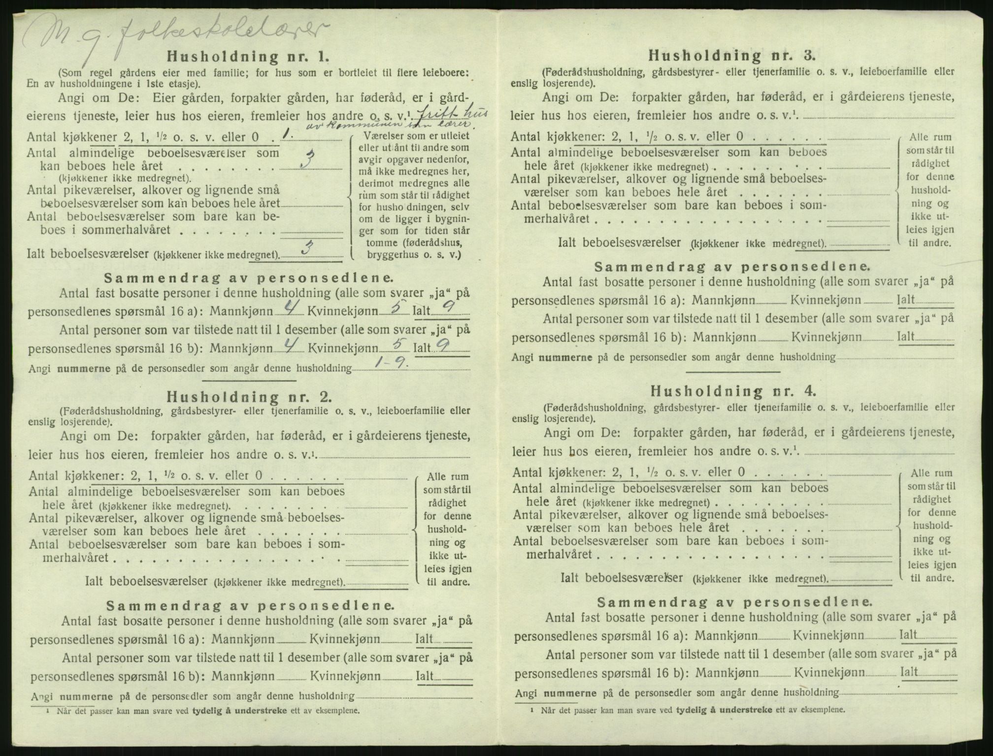 SAK, 1920 census for Halse og Harkmark, 1920, p. 1480