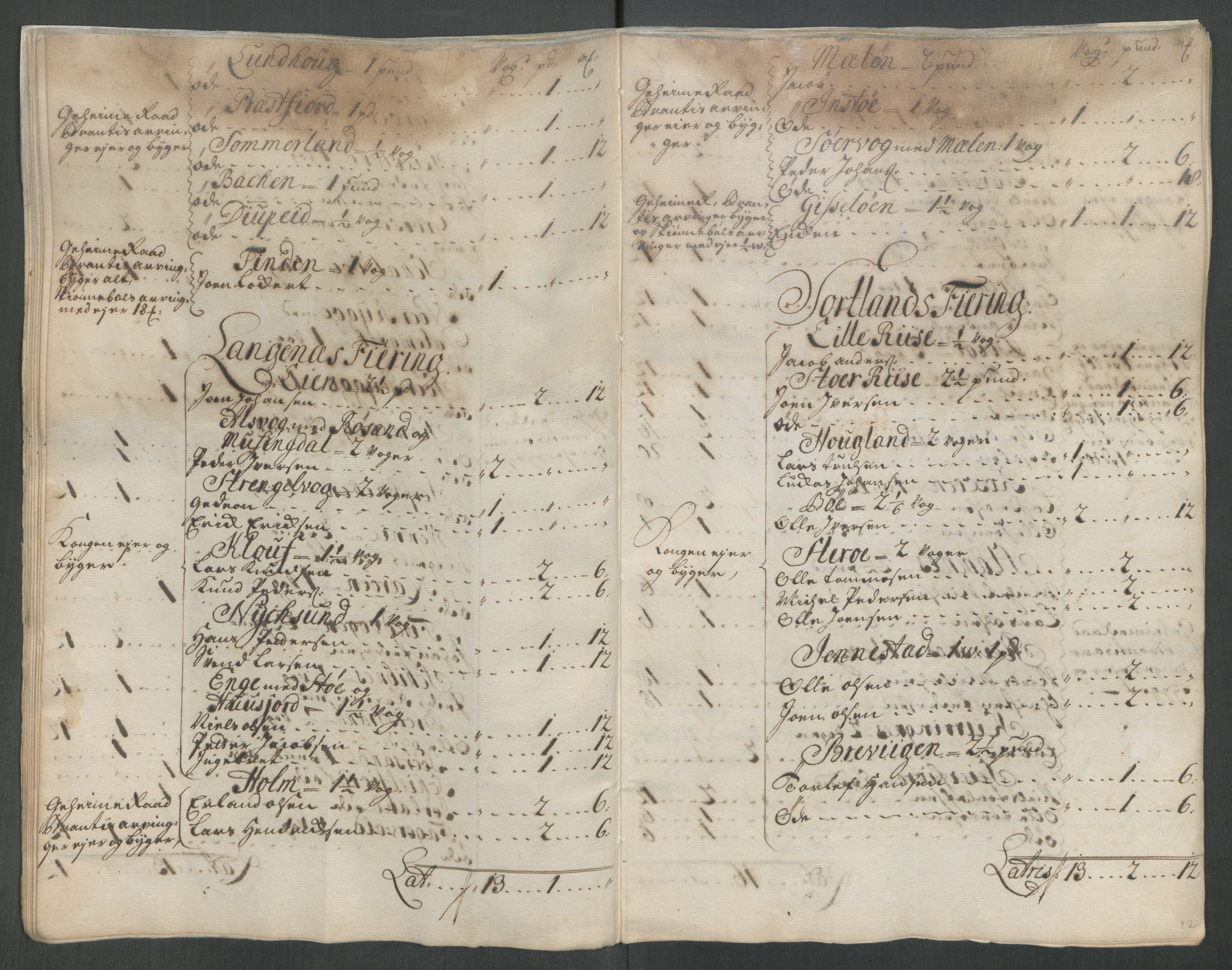 Rentekammeret inntil 1814, Reviderte regnskaper, Fogderegnskap, AV/RA-EA-4092/R67/L4680: Fogderegnskap Vesterålen, Andenes og Lofoten, 1714, p. 39