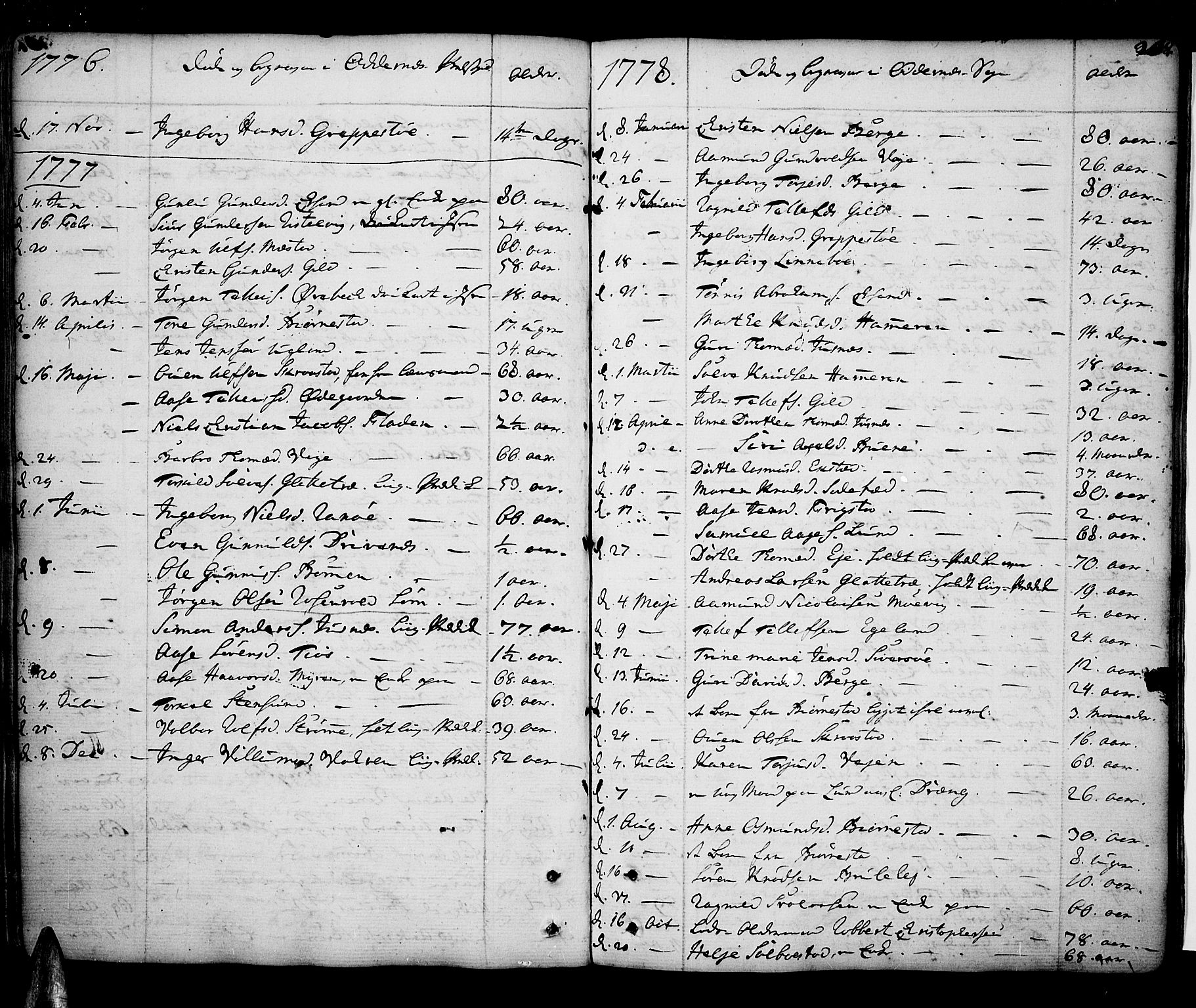 Oddernes sokneprestkontor, AV/SAK-1111-0033/F/Fa/Faa/L0004: Parish register (official) no. A 4, 1764-1820, p. 208