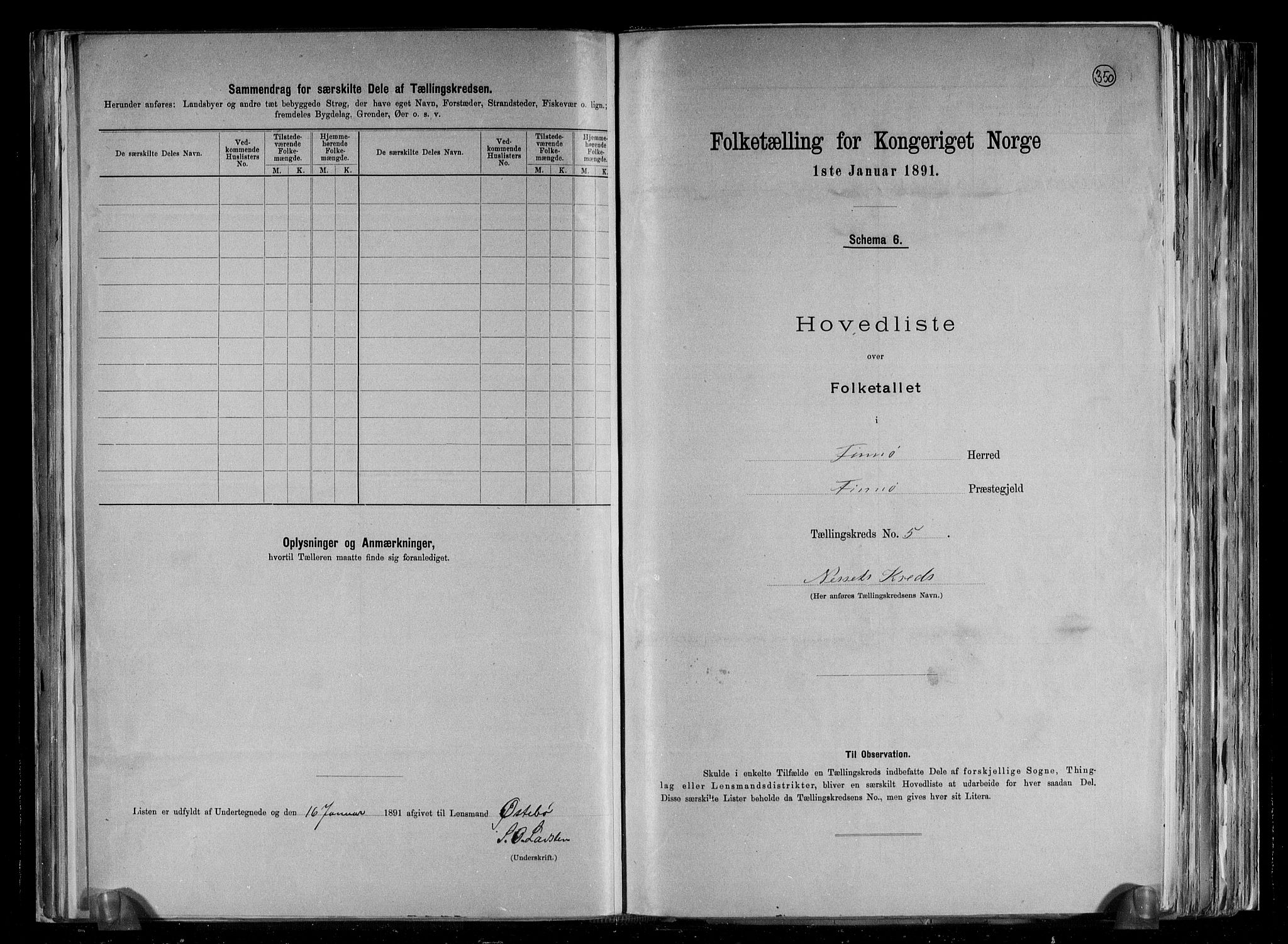 RA, 1891 census for 1141 Finnøy, 1891, p. 12