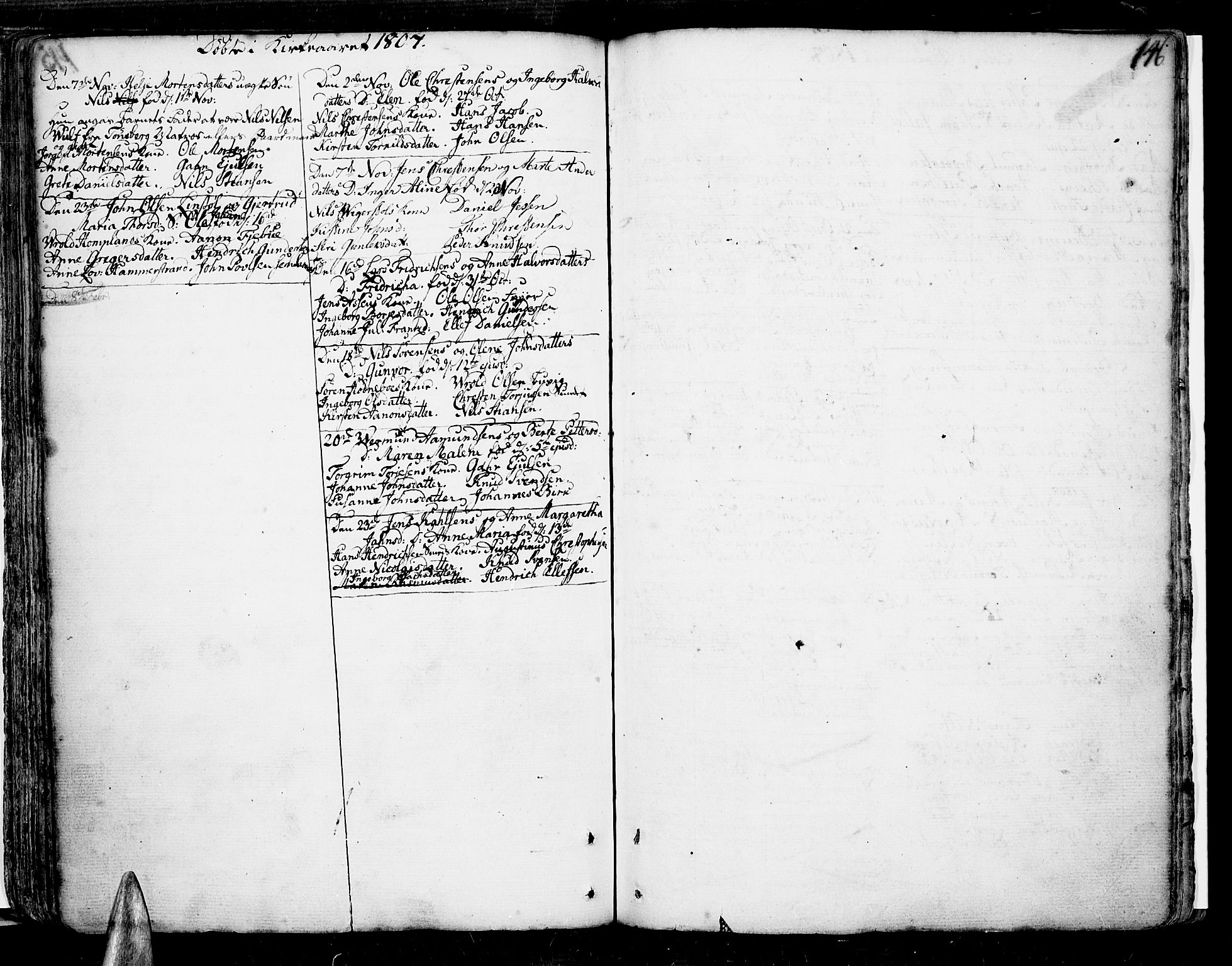 Risør sokneprestkontor, AV/SAK-1111-0035/F/Fb/L0002: Parish register (copy) no. B 2, 1747-1812, p. 146