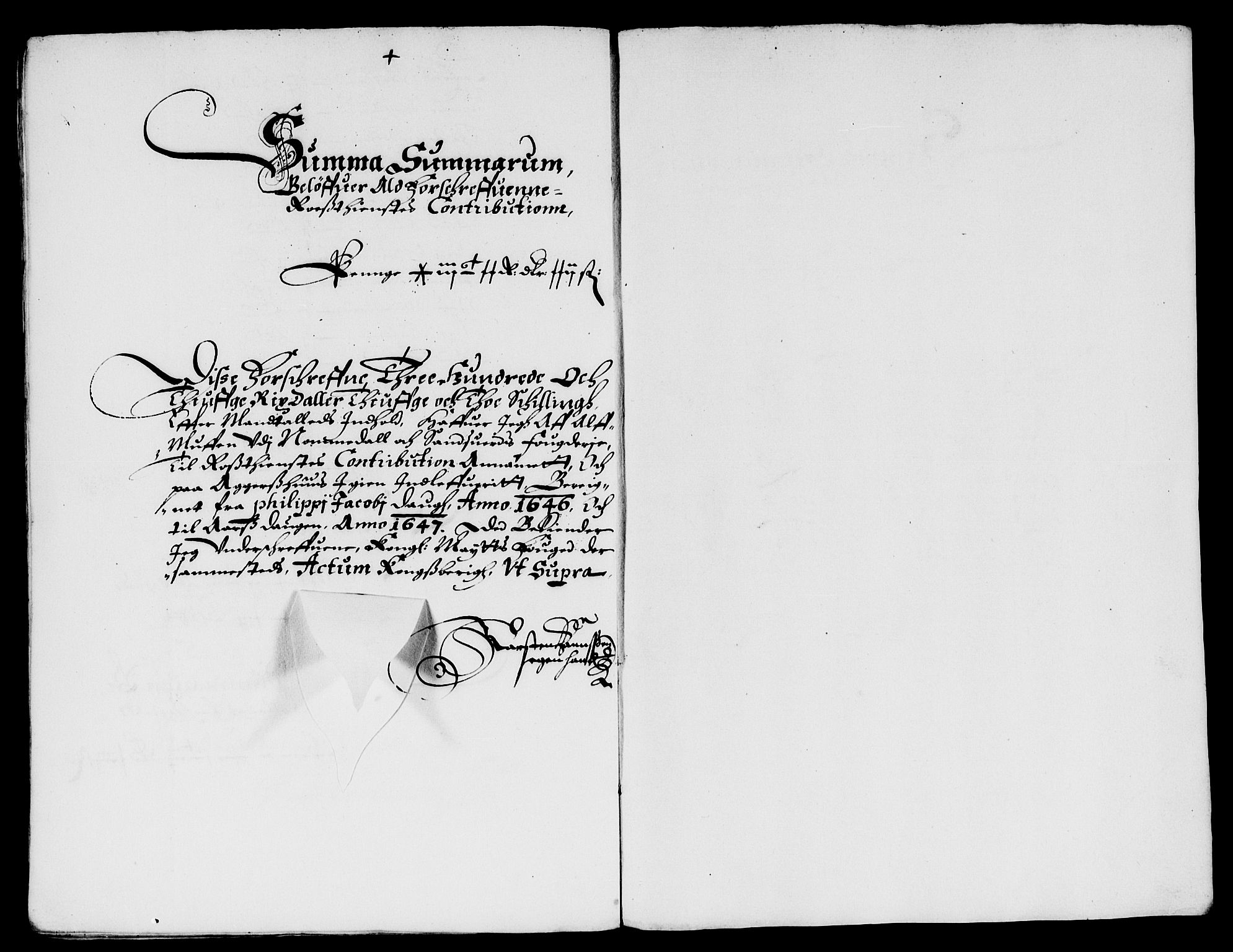 Rentekammeret inntil 1814, Reviderte regnskaper, Lensregnskaper, AV/RA-EA-5023/R/Rb/Rbn/L0003: Numedal og Sandsvær len, 1643-1648